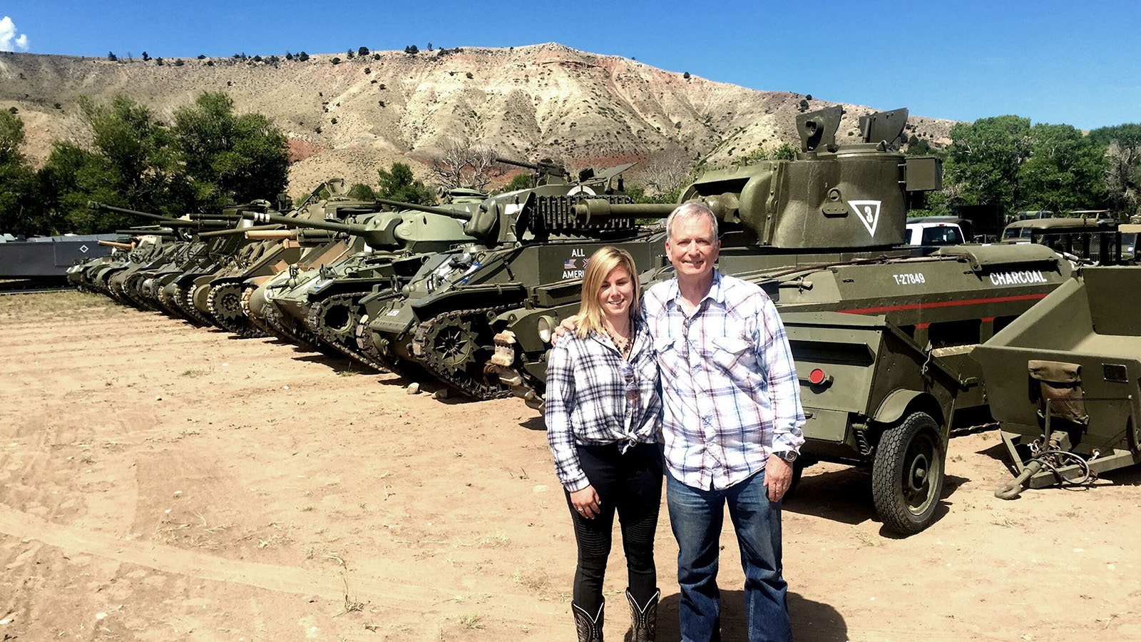 Dan Starks is the founder of the National Museum of Military Vehicles in Dubois, Wyoming.