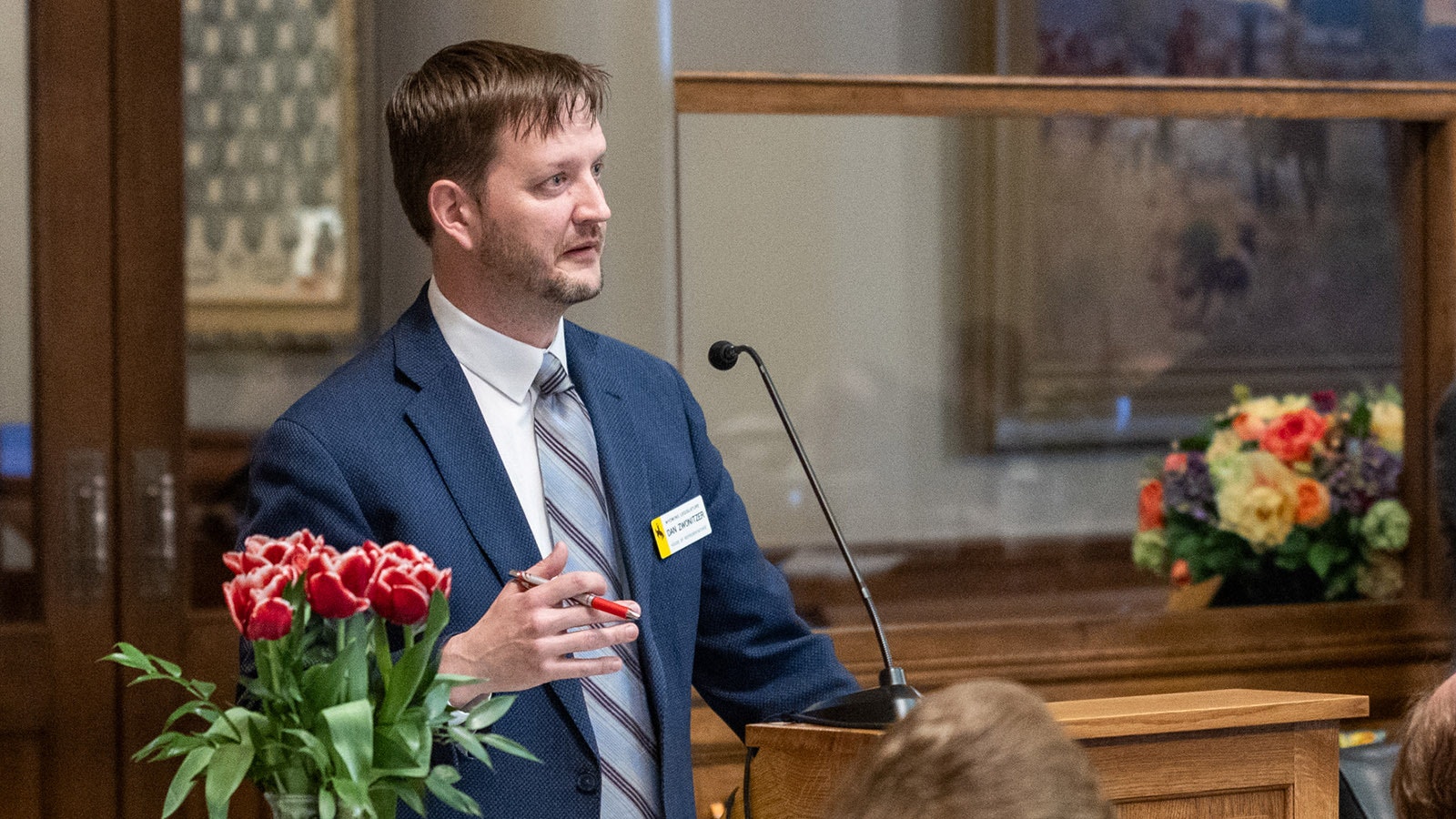 State Rep. Dan Zwonitzer, R-Cheyenne, during the 2024 legislative session.