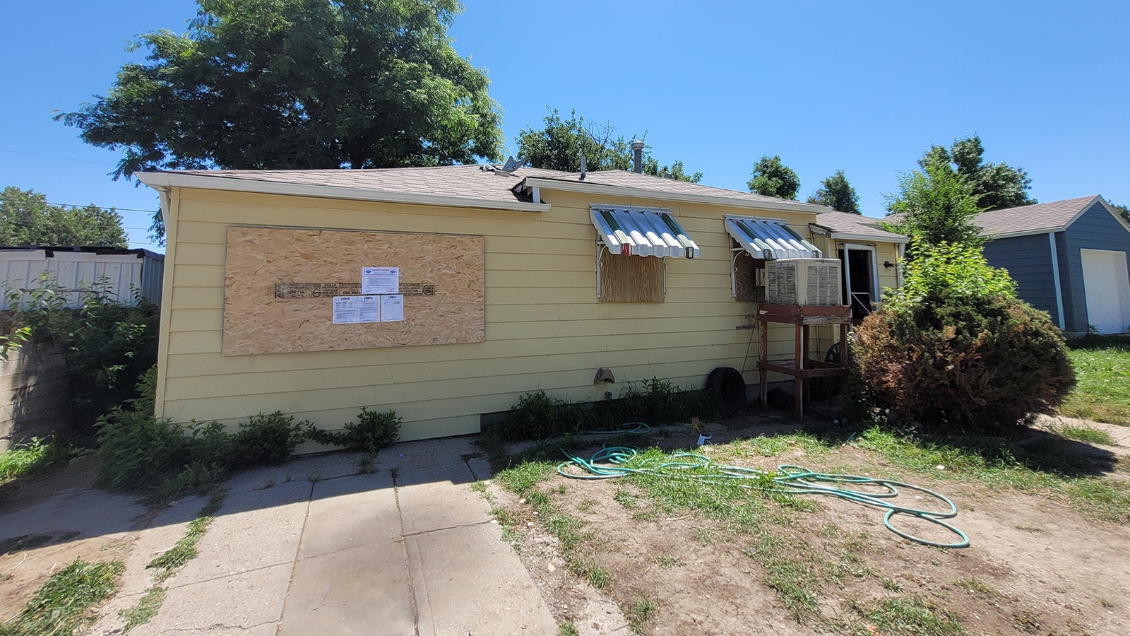 The City of Casper designed this house in the 1500 block of Westridge Place a “dangerous” building after drug activity and squatters took it over.