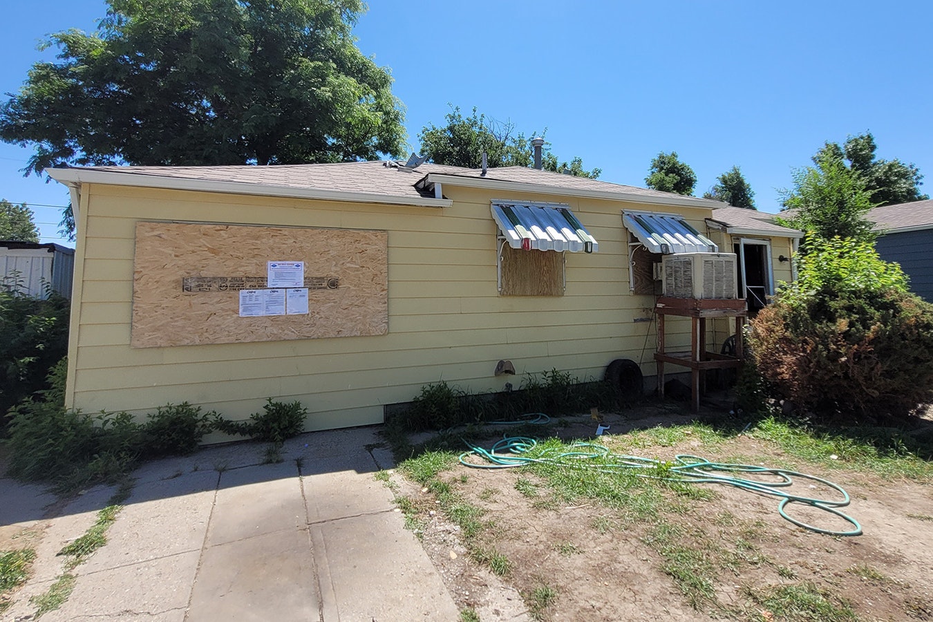 The City of Casper designated this house in the 1500 block of Westridge Place a “dangerous” building after drug activity and squatters took it over.