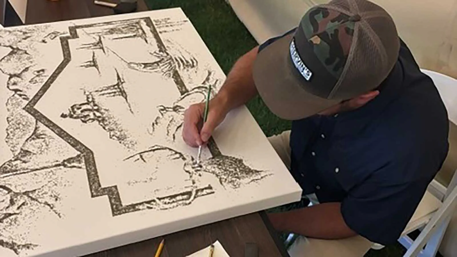 Fifth-generation Jackson Hole resident Danny Shervin left the finance world behind after an impulsive kitchen-table experiment in college sparked a viral art business with customers around the world. His work has been seen on ESPN and in movies.