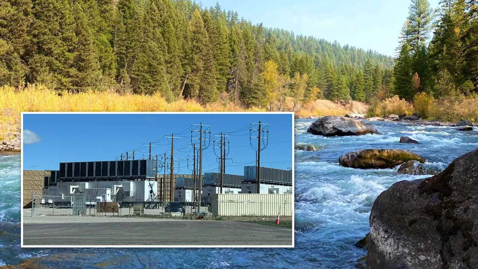 A data center is proposed to go next to the blue-ribbon Montana trout water immortalized in the movie "A River Runs Through It.” Neighbors are scrutinizing the plan as industry insiders say the hunt is on in Wyoming and Montana for new data center sites.