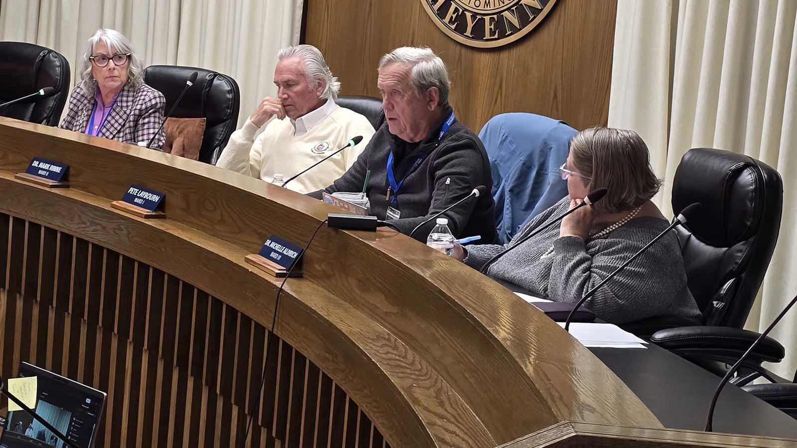 Ward I Councilman Pete Laybourn urged his fellow Public Service Committee members to let people ask questions about the city's processes during an emotional, four-hour hearing on a proposed moratorium for new data centers.