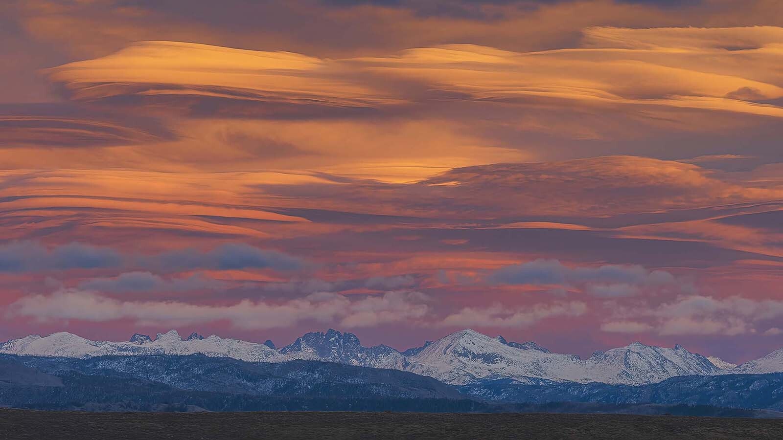 Incredible Stacks Over Mount Bonneville by Dave Bell