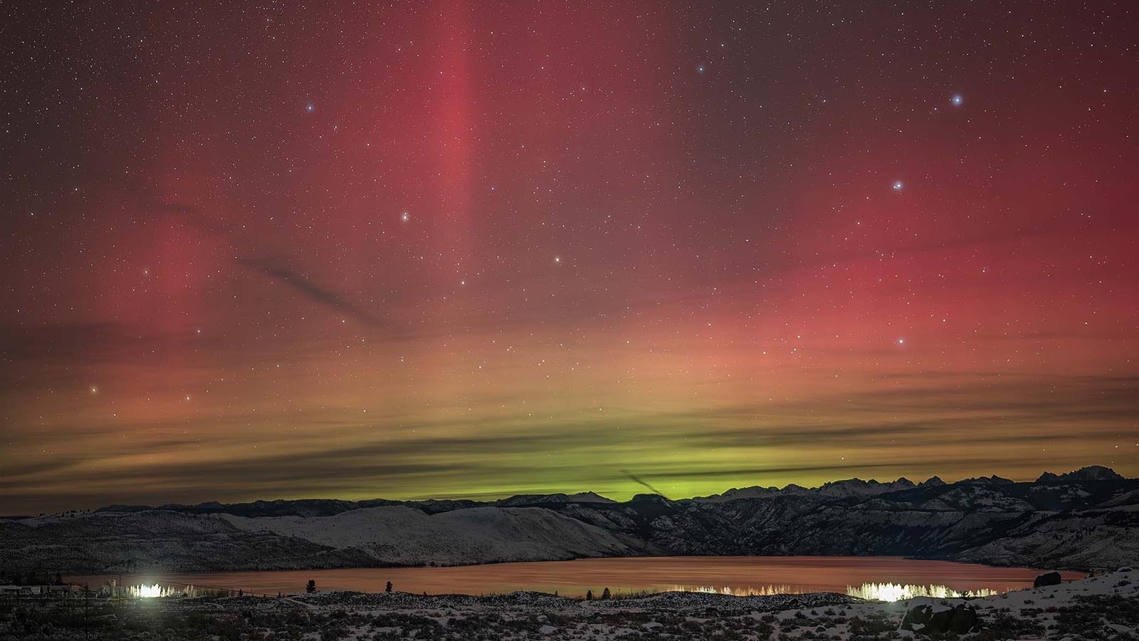 Wyoming photographer Dave Bell spent New Year’s Eve watching some of Mother Nature’s fireworks. He captured the stunning reds and greens of a rare New Year's Eve aurora over Wyoming, a sign that 2025 could be even better than last year for auroras.