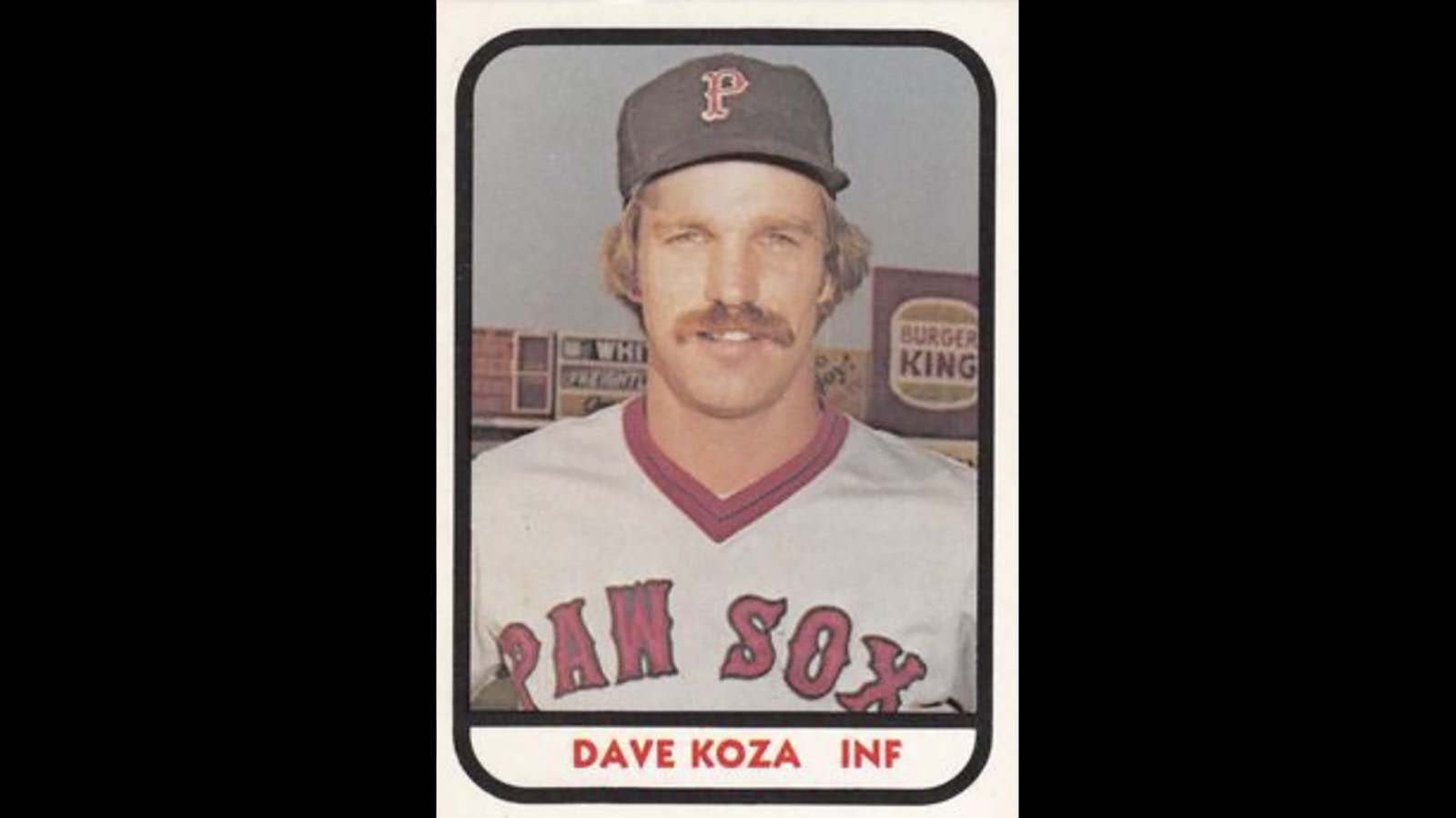 Dave Koza's 1981 baseball card.