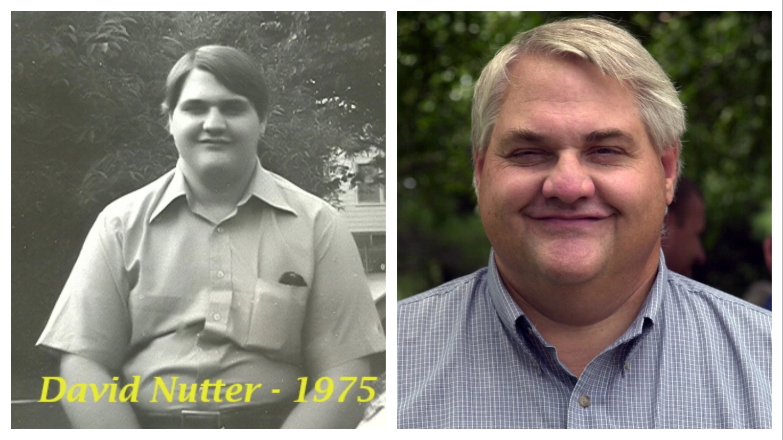 Dave Nutter spent a few years traveling around the county working for McDonald’s Corp. installing kitchens before being lured back to radio. At right, Dave Nutter in 1985 or 1986 doing a K2 TV interview.