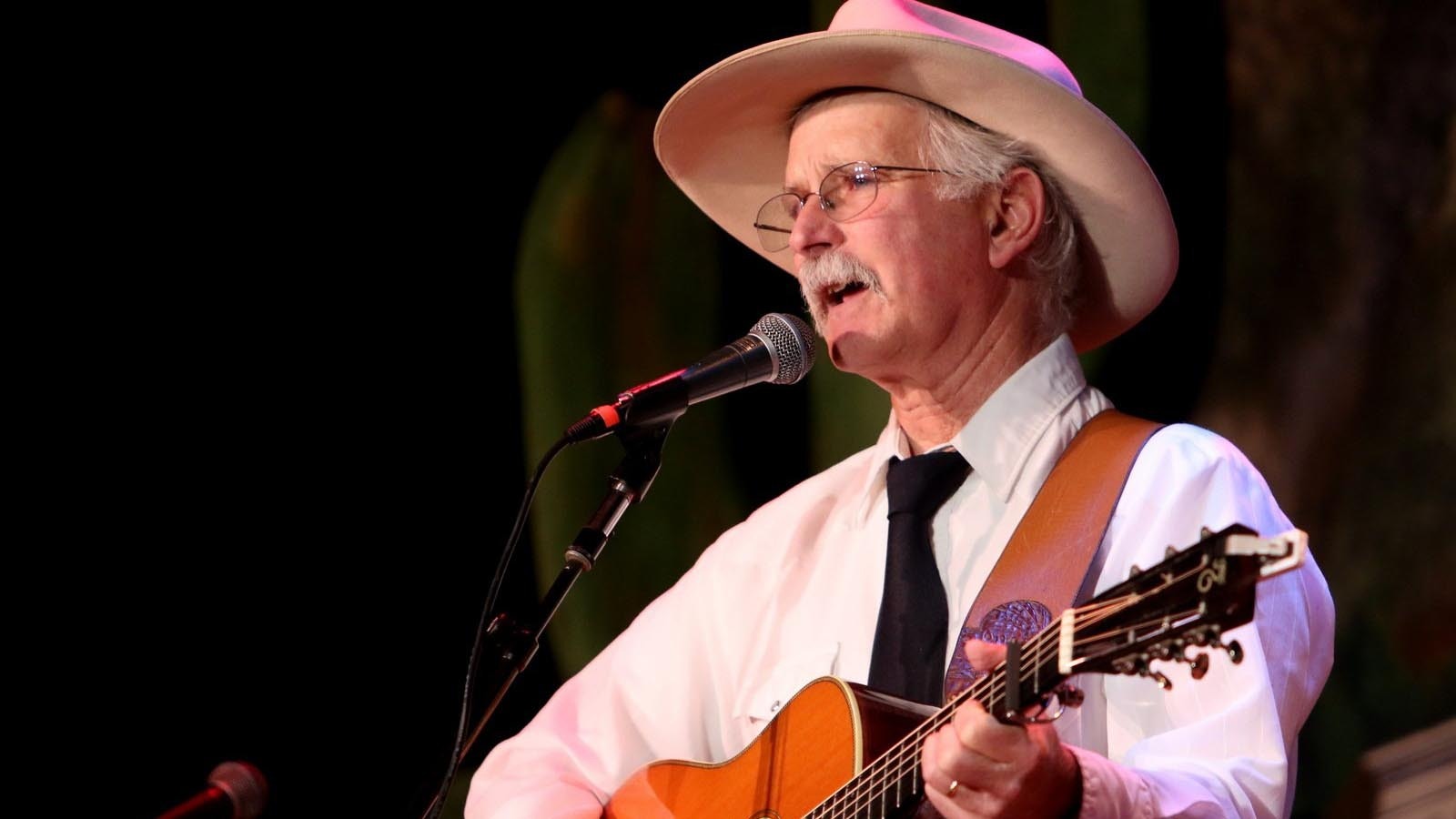 Dave Stamey performs at the Colorado Cowboy Gathering in 2022.