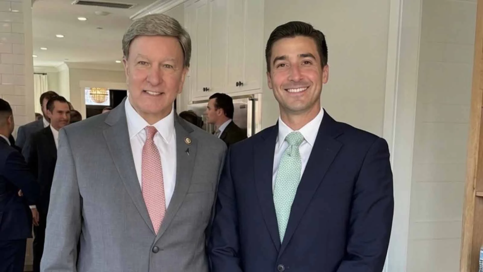 David Giralt with Rep. Mike Rogers, R-Alabama, chairman of the House Armed Services Committee.