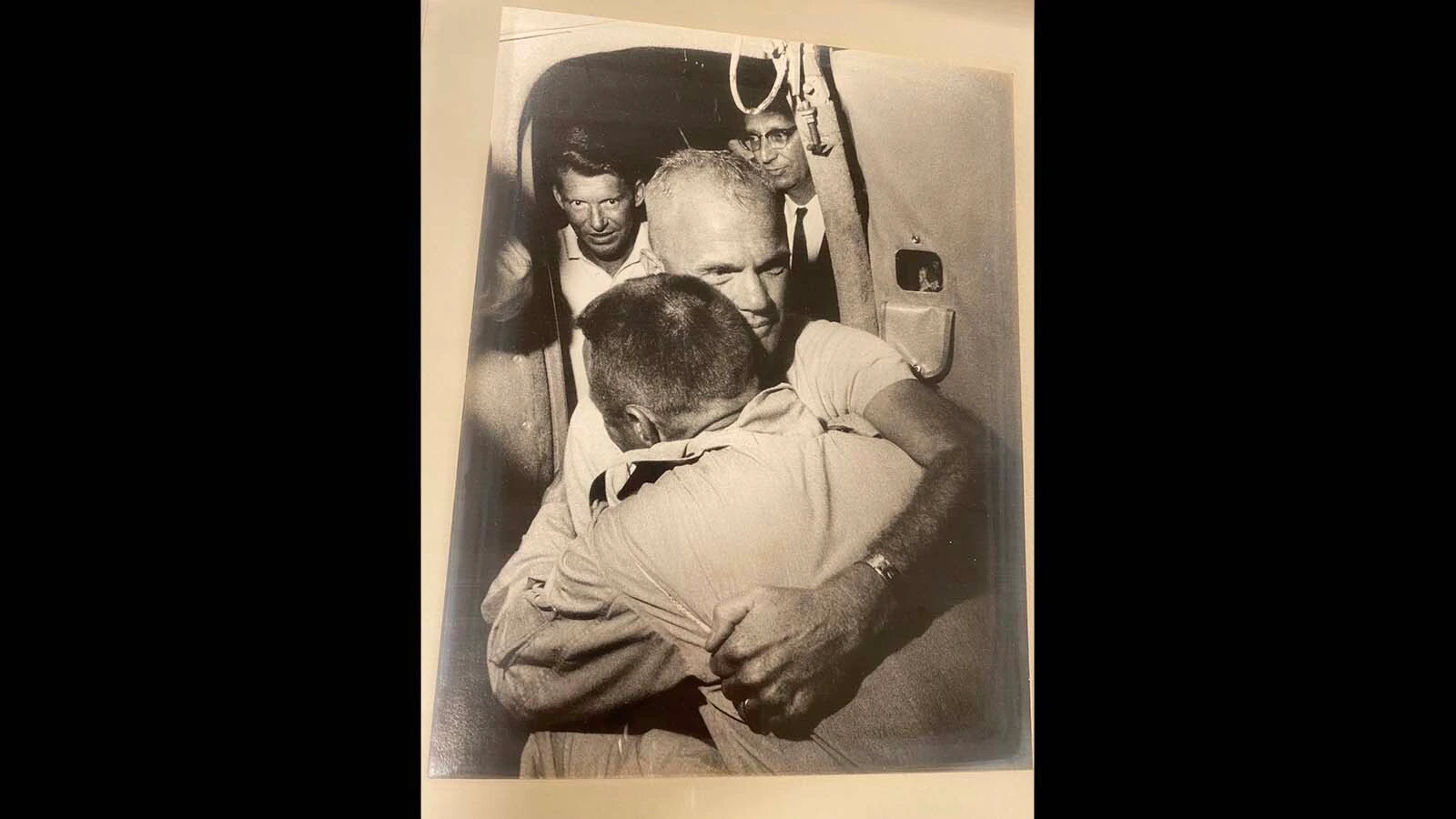 Dean Conger Astronaut John Glenn returns after being the first man to orbit Earth on Feb 20. 1962.