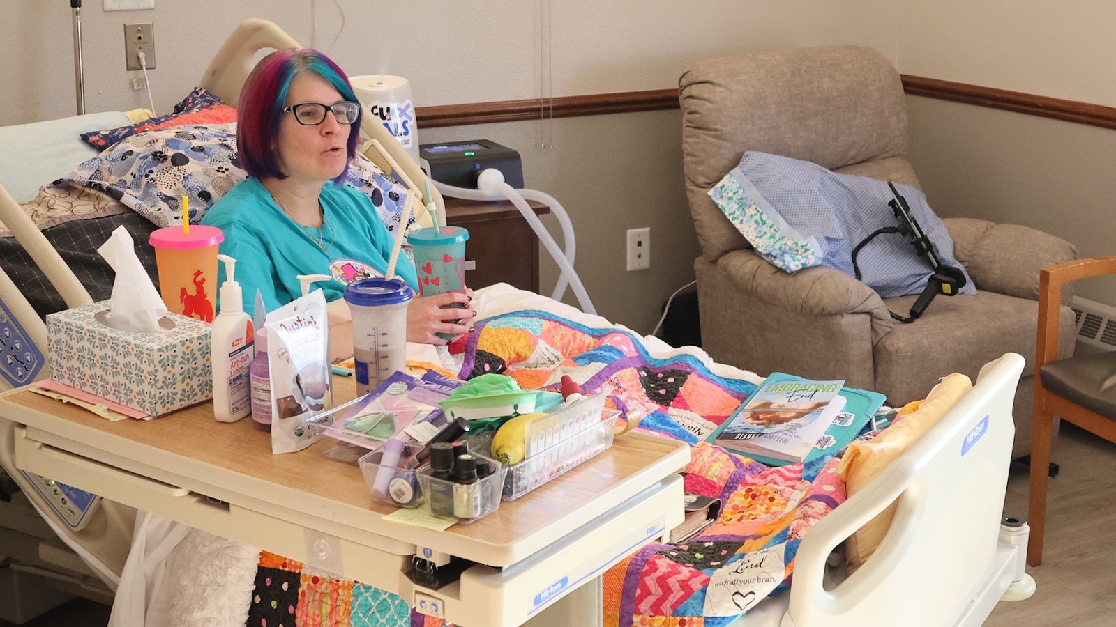 Deanna Cotten says she has received great care from Central Wyoming Hospice staff and wants people to understand that being in hospice care does not mean you are a “prisoner.” She still has the keys to her van.