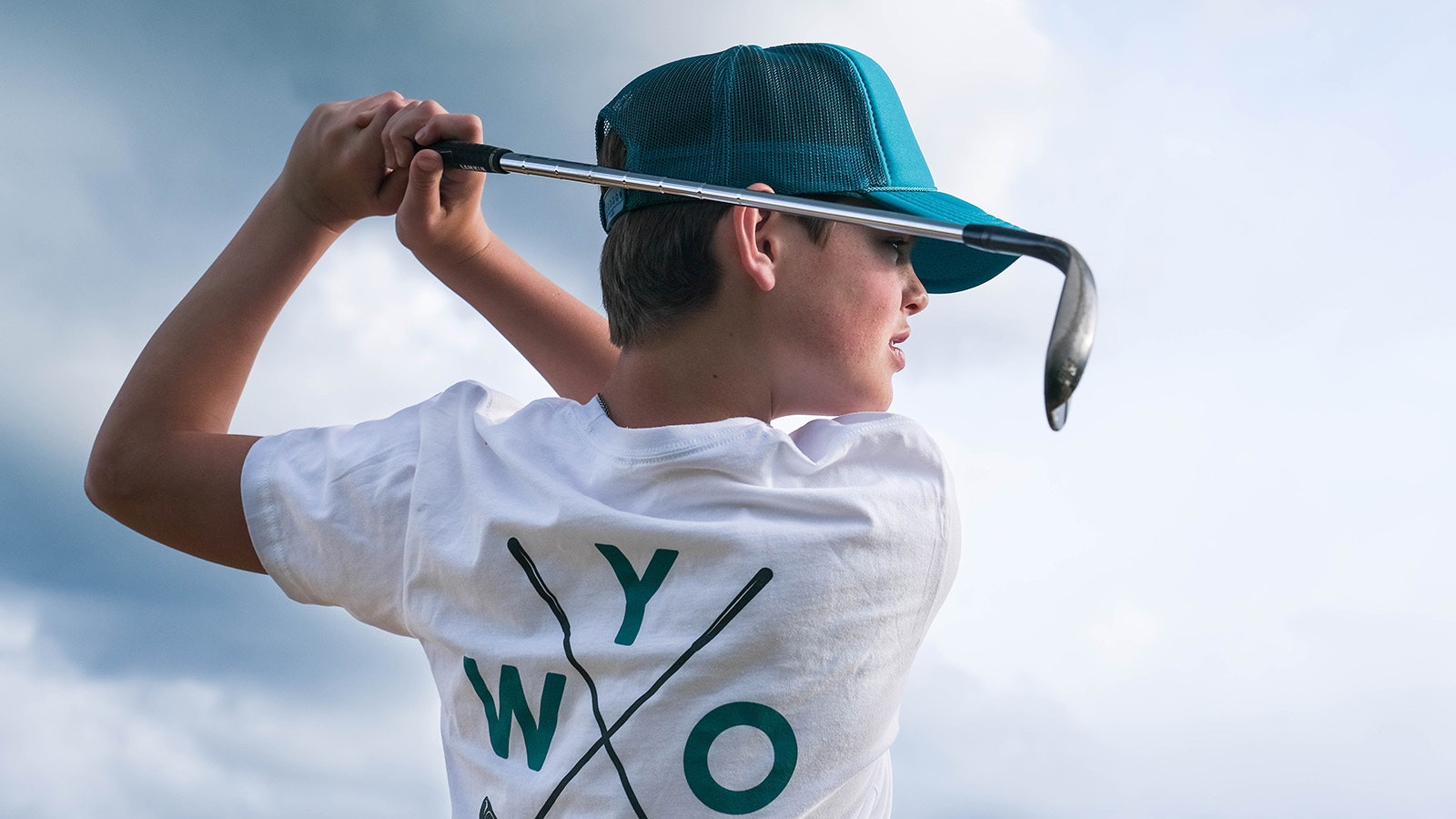 Declan Jacobson, 12, of Sheridan is the creator of Double Edge Golf, a golfware line that combines his love for the sport, the outdoors, and his friends and family.