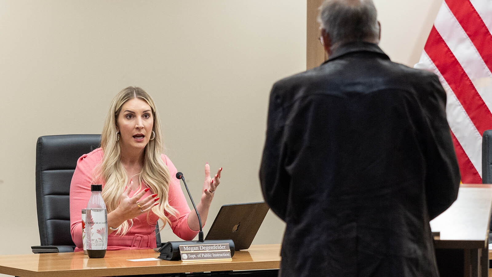 A judge's decision to temporarily stop payments to Wyoming’s school choice voucher program brought “utter chaos” to the families of the students enrolled, Wyoming Superintendent Megan Degenfelder said Wednesday.