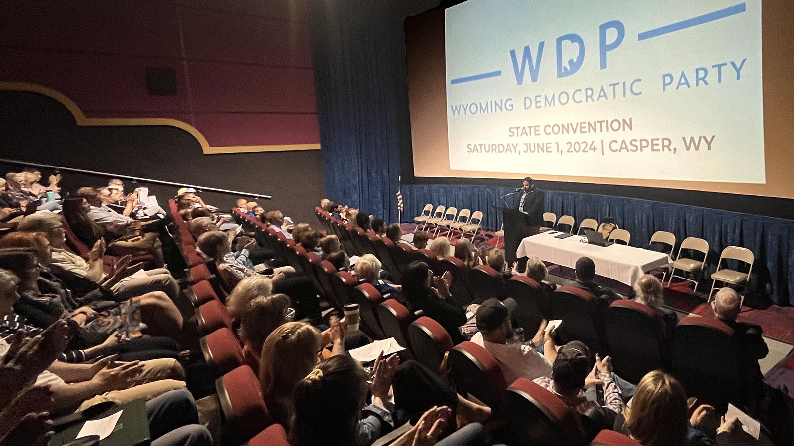 The Wyoming Democratic Party meets for its 2024 convention at the Lyric Theater in Casper on Saturday.