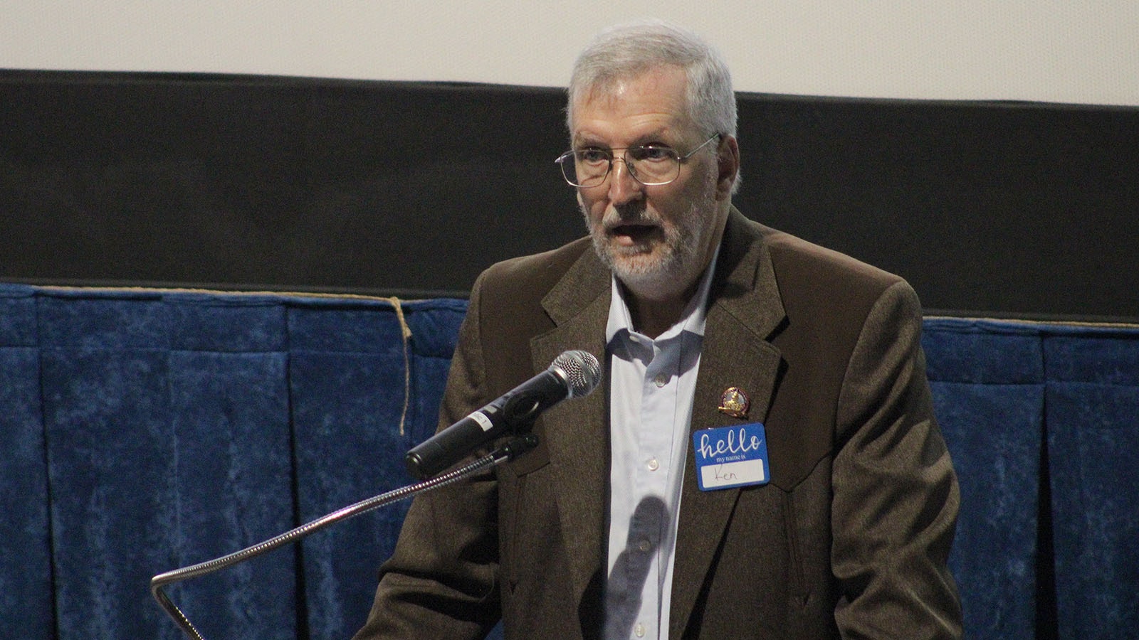At Saturday's 2024 Wyoming Democratic Party convention in Casper, state Rep. Ken Chestik warned that the party has to work to thrwart the "threat" presented by the "dangerous" Wyoming Freedom Caucus.