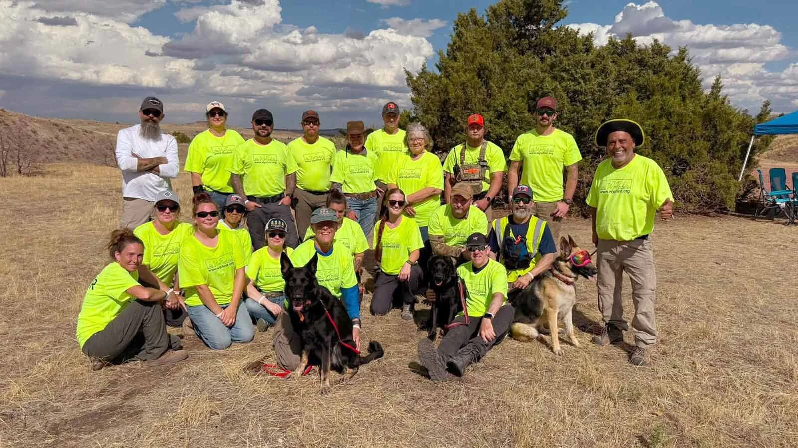 More than 20 search and rescue volunteers from North Dakota, Colorado and Carbon County, Wyoming, came to Gillette Aug. 16 - 17 to assist in the search for Derek Schaff, who was last seen on July 12. 