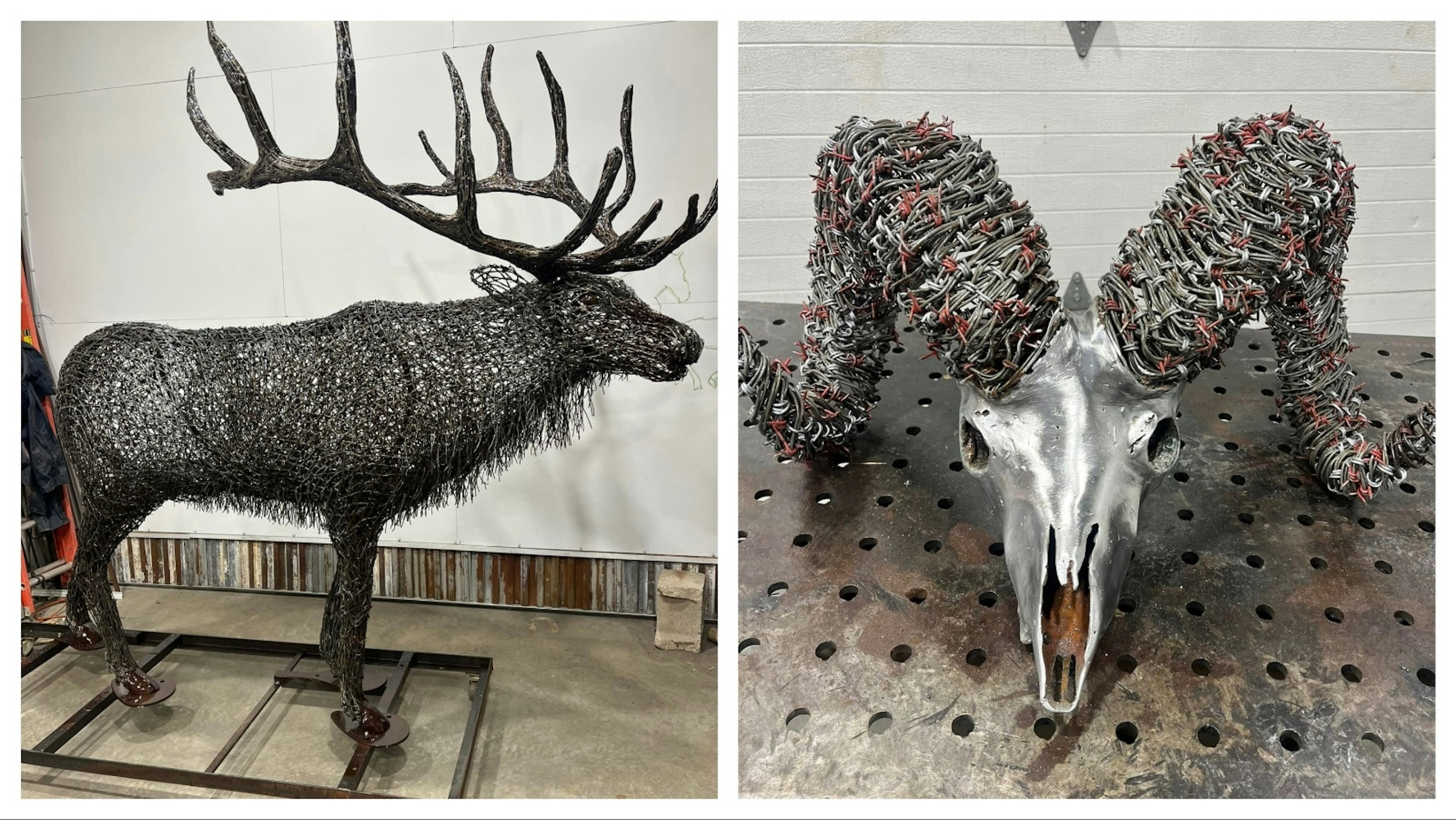 Why A Cody Rancher Is Turning Old Barbed Wire Into Big, Spikey Steel ...