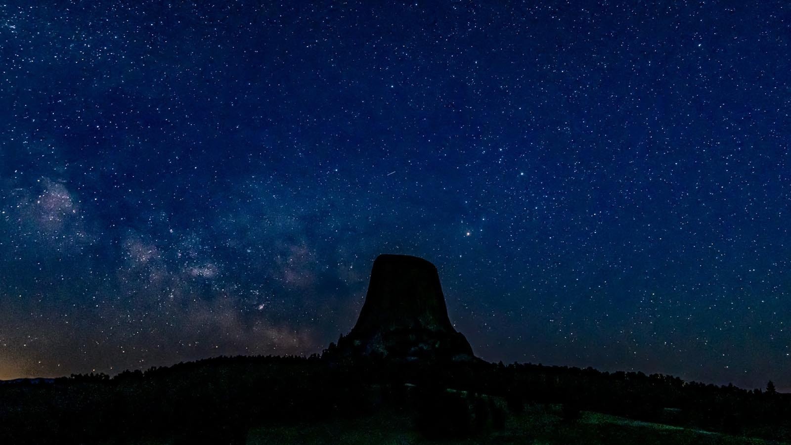 A nighttime photo of Devils Tower taken from Devils Tower National Monument. Photographers won’t be able to get shots like this for the discernible future, since the monument announced it will be closed to visitors overnight starting on March 13.