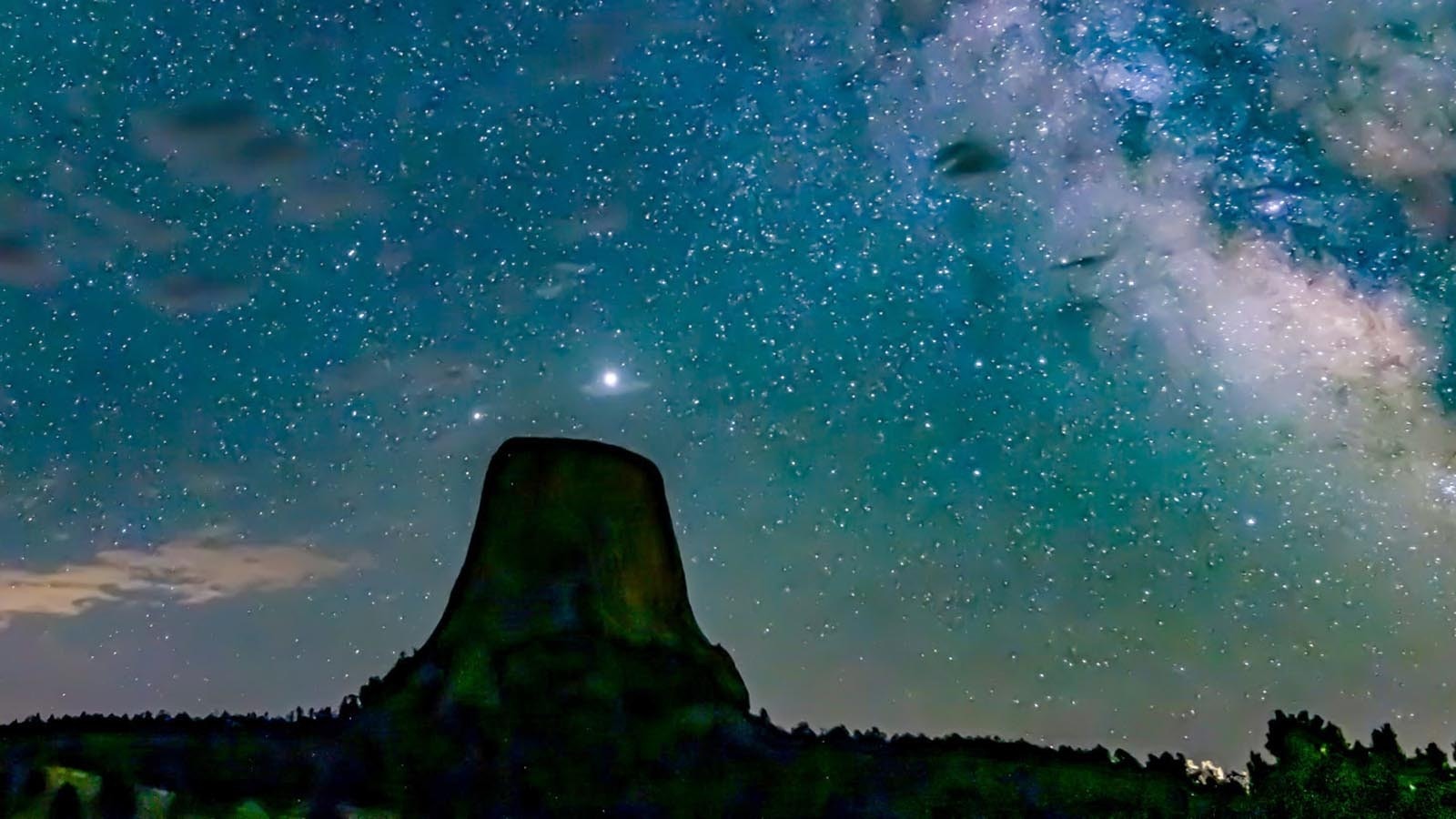 A nighttime photo of Devils Tower taken from Devils Tower National Monument. Photographers won’t be able to get shots like this for the discernible future, since the monument announced it will be closed to visitors overnight starting on March 13.