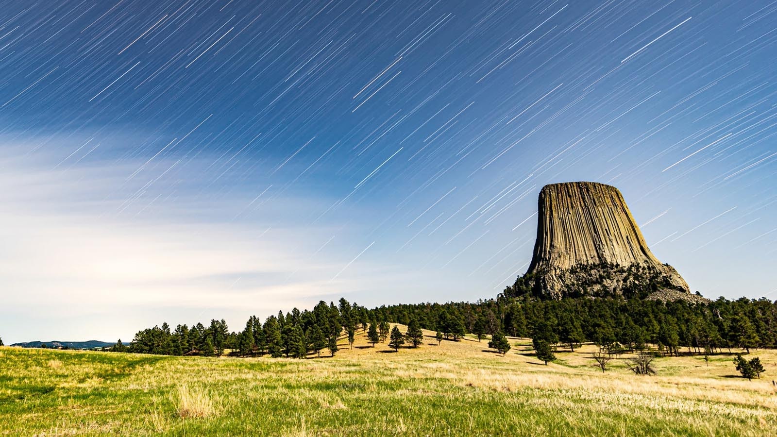 A nighttime photo of Devils Tower taken from Devils Tower National Monument. Photographers won’t be able to get shots like this for the discernible future, since the monument announced it will be closed to visitors overnight starting on March 13.