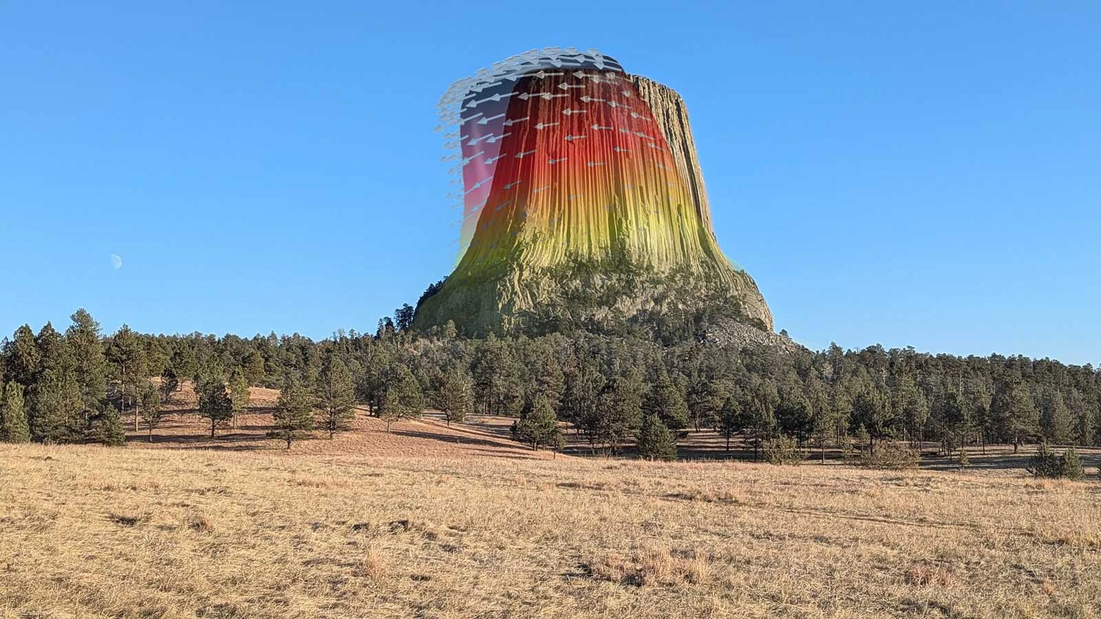 Wyoming’s wind, along with seismic activity, is enough to keep Devils Tower in perpetual motion, new research shows. "The motion is very, very tiny, but it’s constantly in motion. It’s alive,” said the research’s lead author.