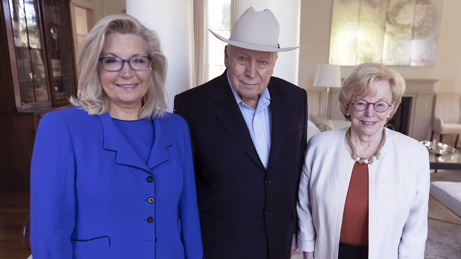 Former Vice President Dick Cheney with is wife, Lynne, and daugter, former U.S. Rep. Liz Cheney.