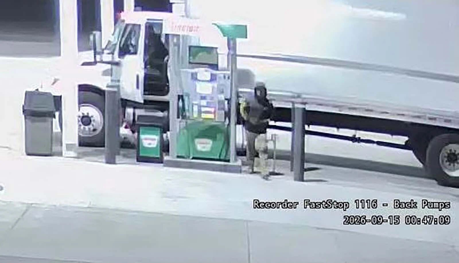 Suspects from a pair of diesel fuel thefts from a Utah Sinclair station, where nearly 1,400 gallons of diesel was stolen.