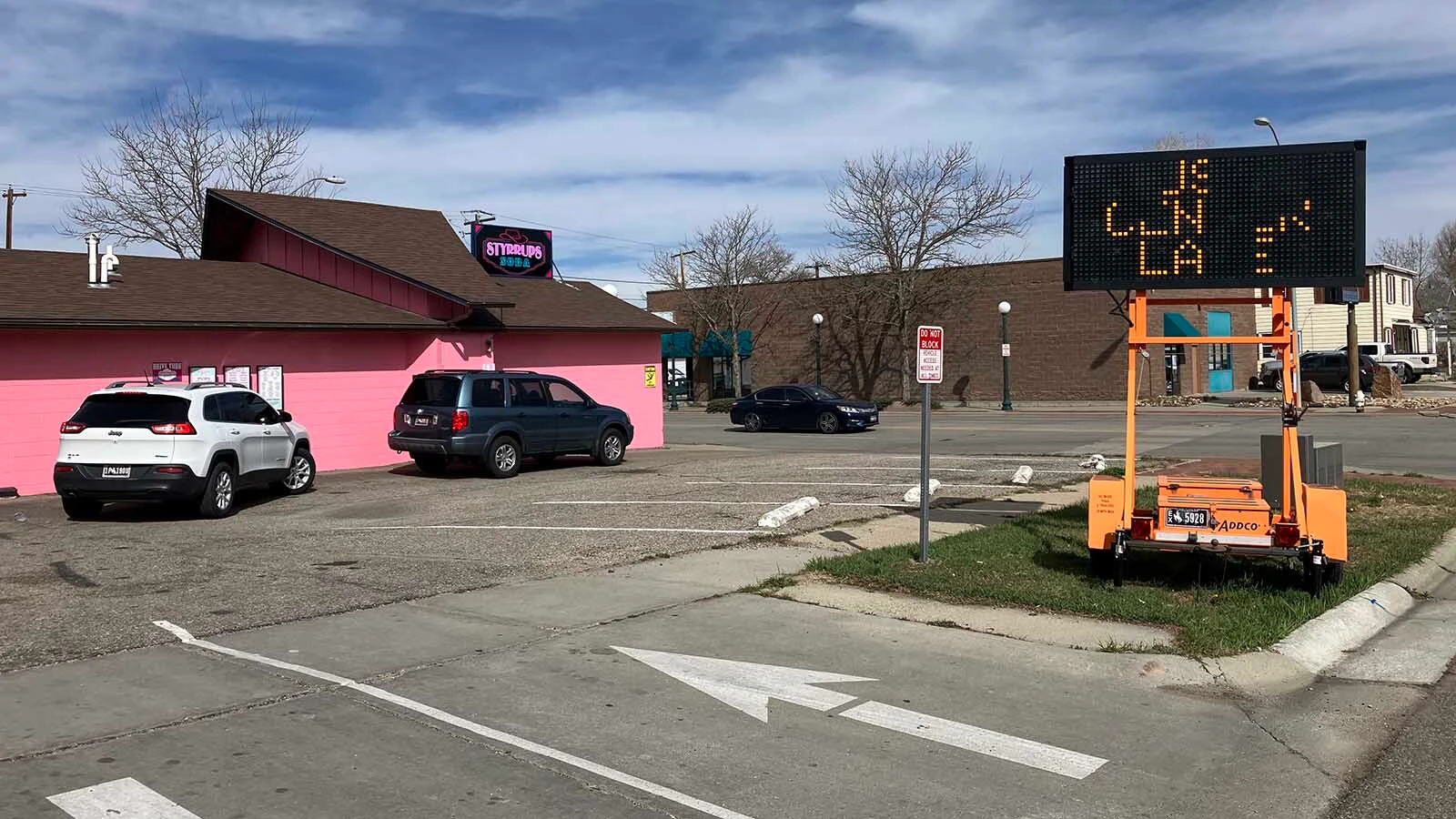 Cars were lining up around the block to hit Styrrups Soda in Casper, so much so that the city had to implement traffic controls around the location.