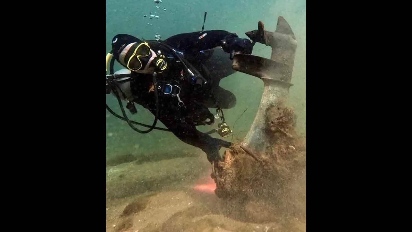 Ken Wige said he and his divers have found three outboard motors in the Colorado River.