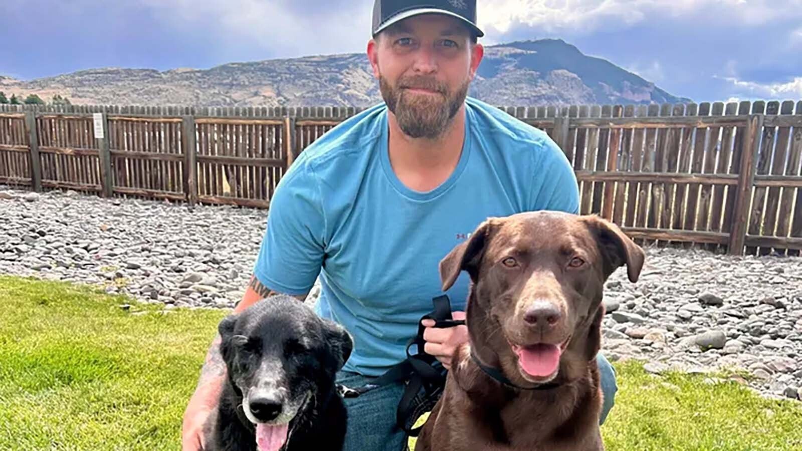 Powell, Wyoming, resident John Lea was fast asleep after working a graveyard shift when his trailer home caught fire. He may have burned up in the inferno if not for his chocolate Lab Belle, who woke him up just in time to escape the growing flames.