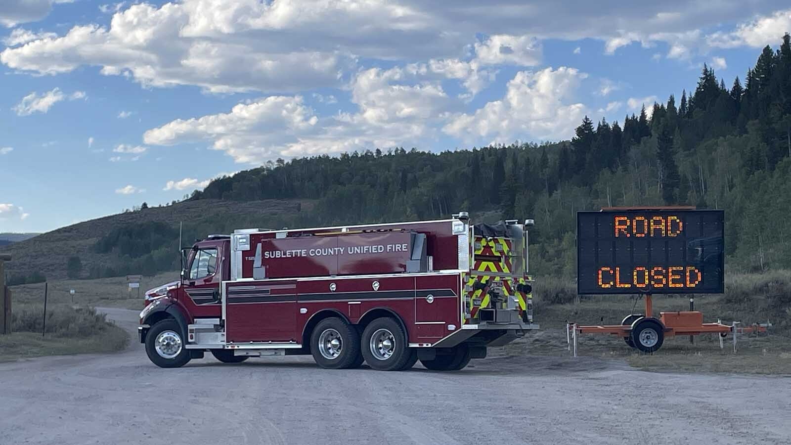 All homes and campsites within a 5-mile radius of the volatile Dollar Lake Fire in Sublette County have been evacuated as the blaze continues to spread out of control along the eastern side of the Green River.