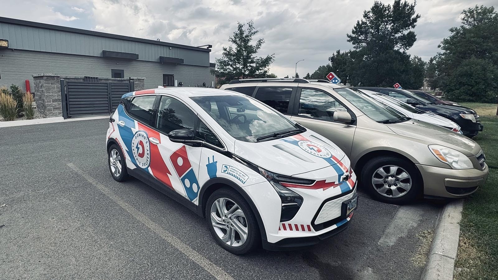 Domino's pizza franchises in Cheyenne have added Chevy Bolt electric delivery vehicles to their their fleet and plan to buy more.