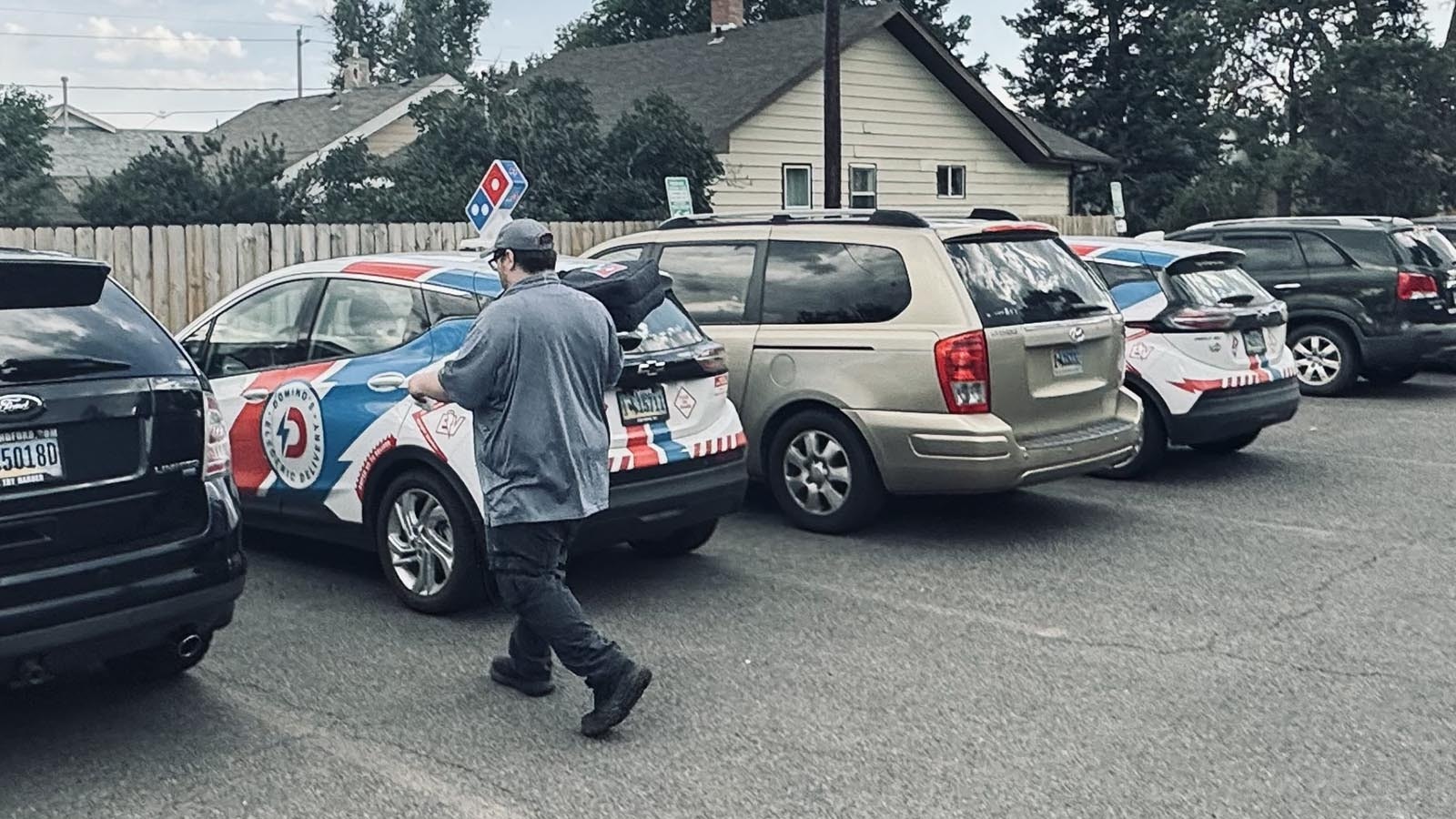 Domino's pizza franchises in Cheyenne have added Chevy Bolt electric delivery vehicles to their their fleet and plan to buy more.