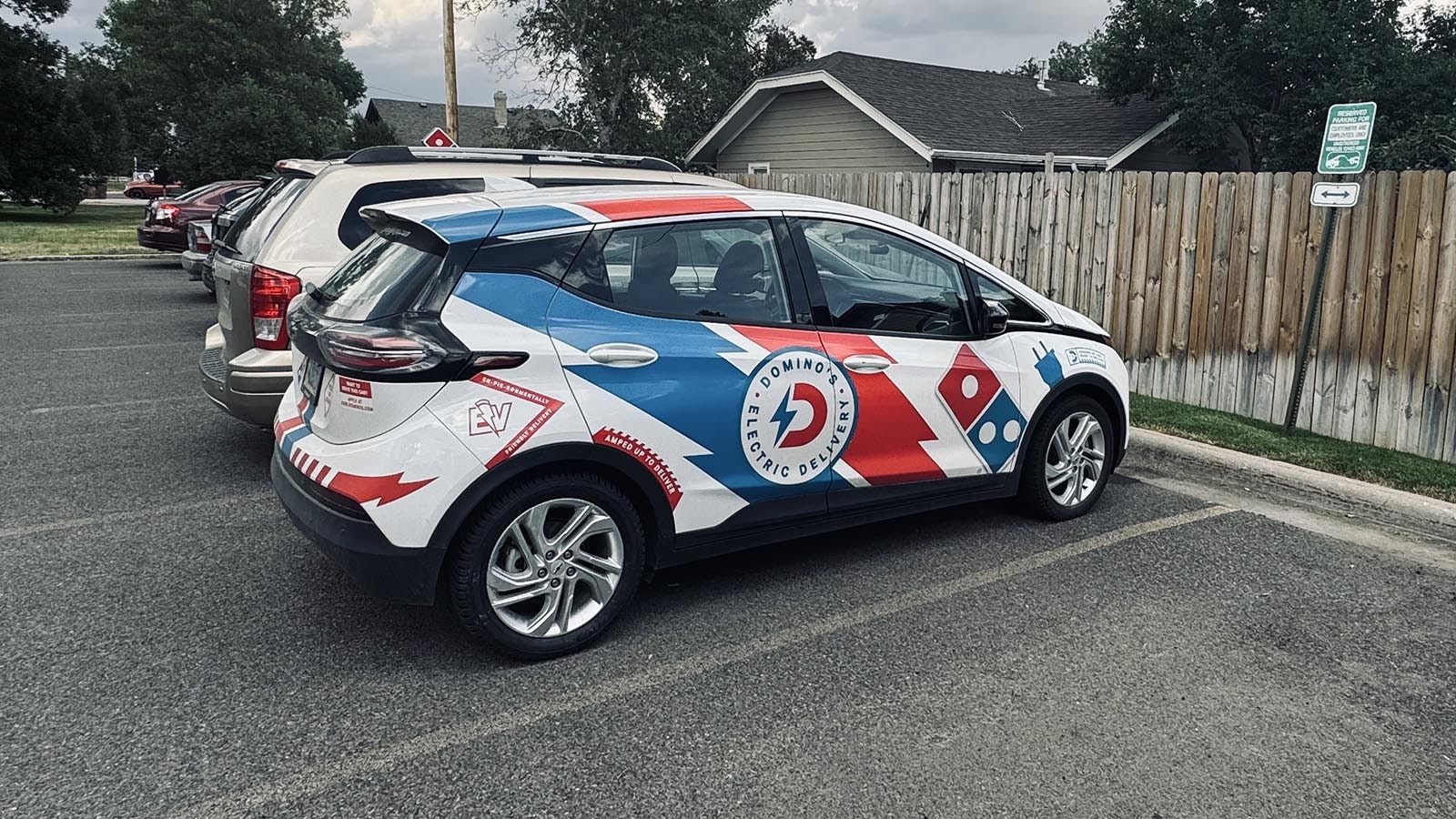 Domino's pizza franchises in Cheyenne have added Chevy Bolt electric delivery vehicles to their their fleet and plan to buy more.