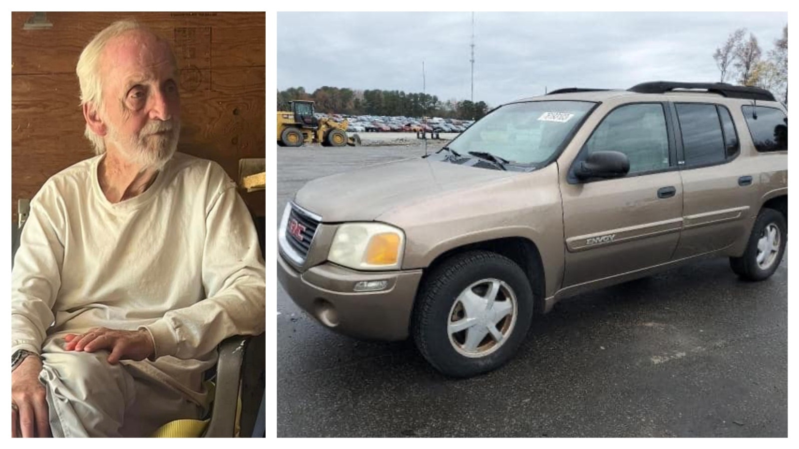 Donnie Smith and his gold GMC Envoy.