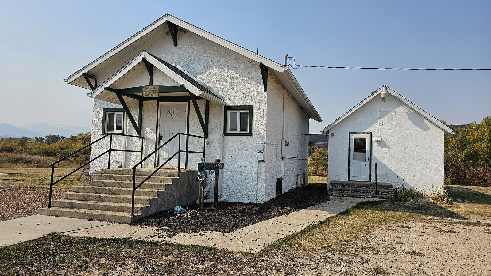 The Slack School in Parkman in rural northern Wyoming has been attended by five or six generations of Chelsie Warner's family.