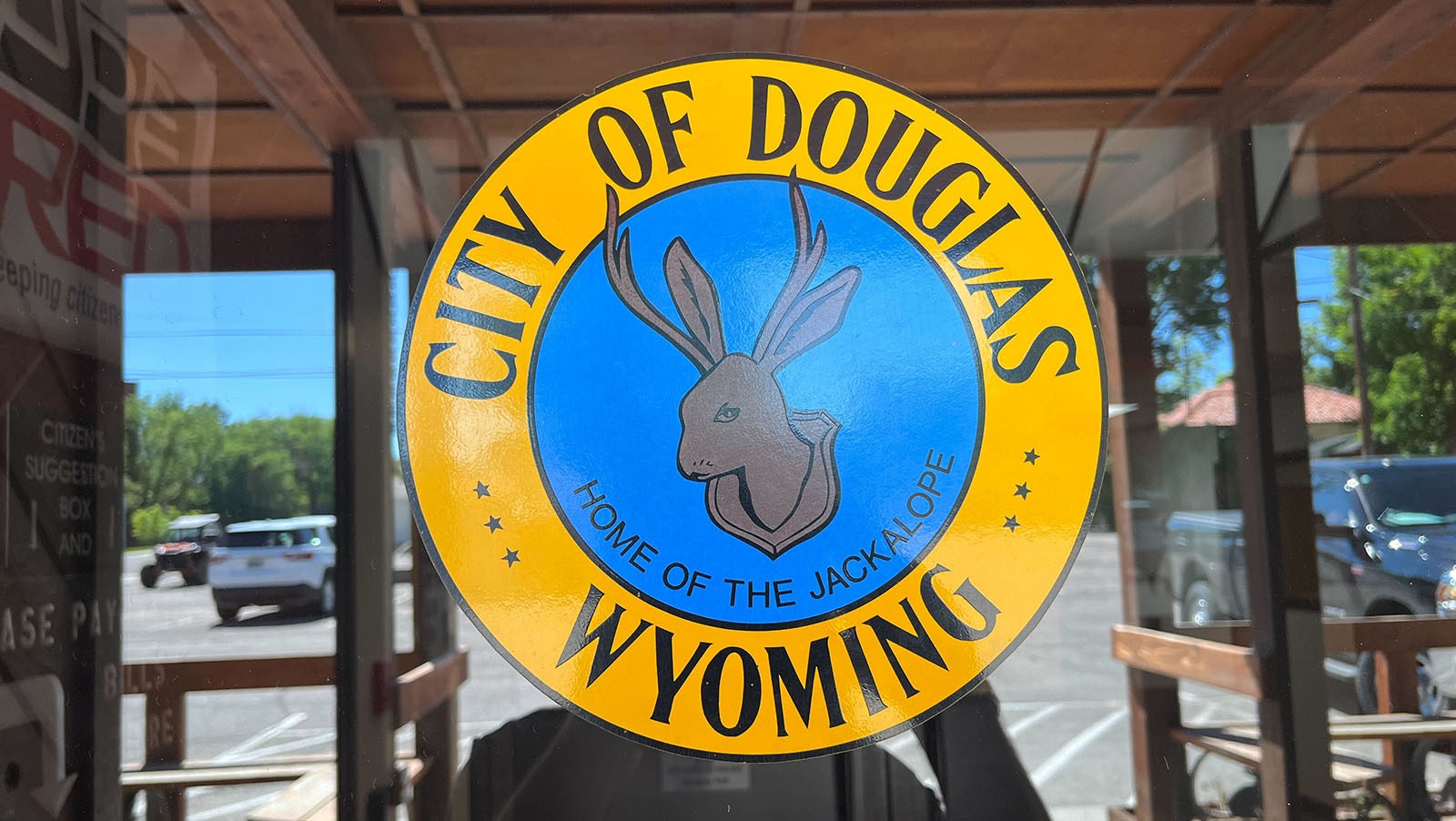 The jackalope is the official symbol of Douglas, Wyoming.