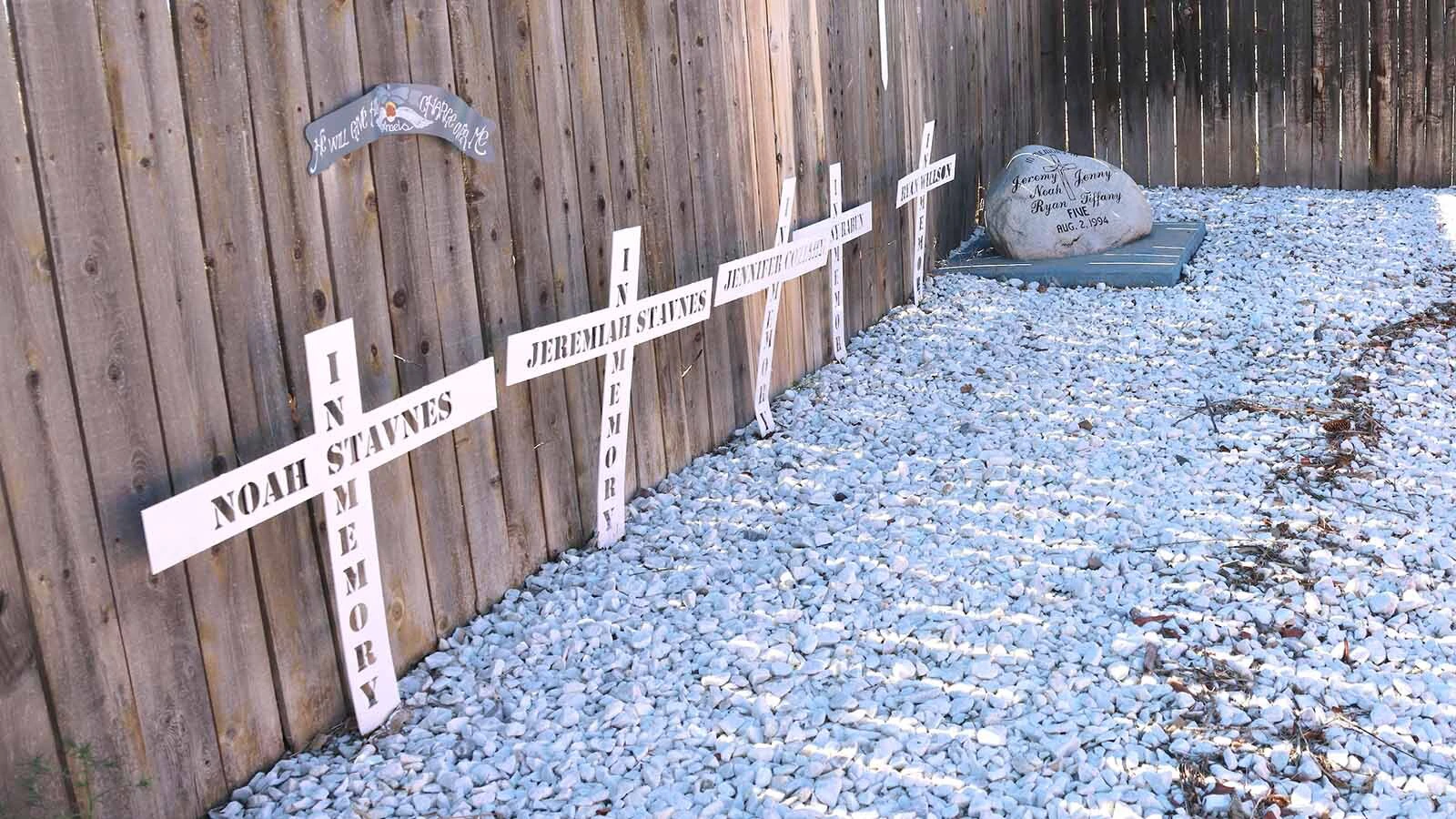 The site of the crash at the end of Oak Street near the tracks is a reminder of the tragedy that occurred on Aug. 2, 1994.