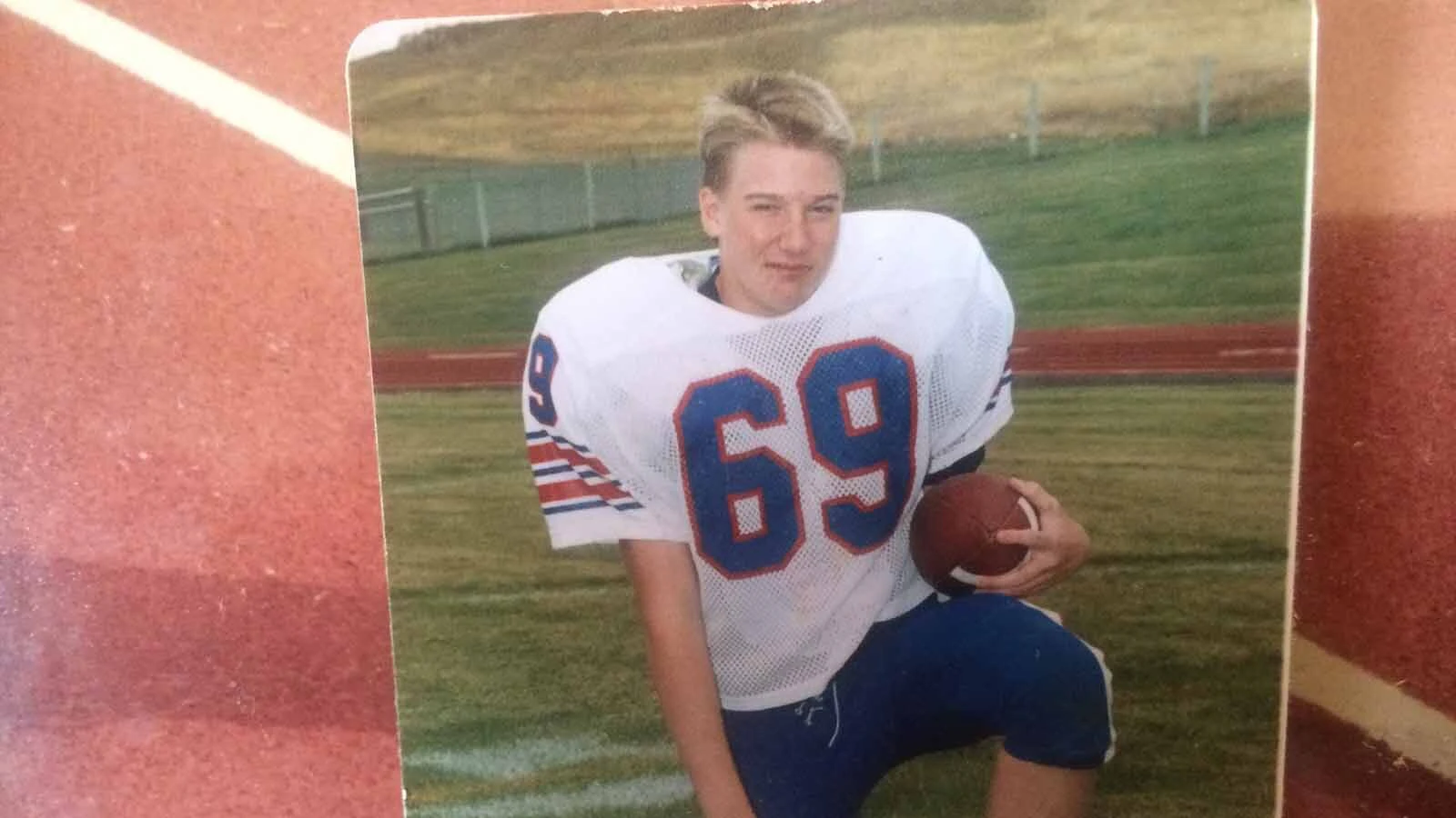 Ryan Willson as a freshman football player in 1993.