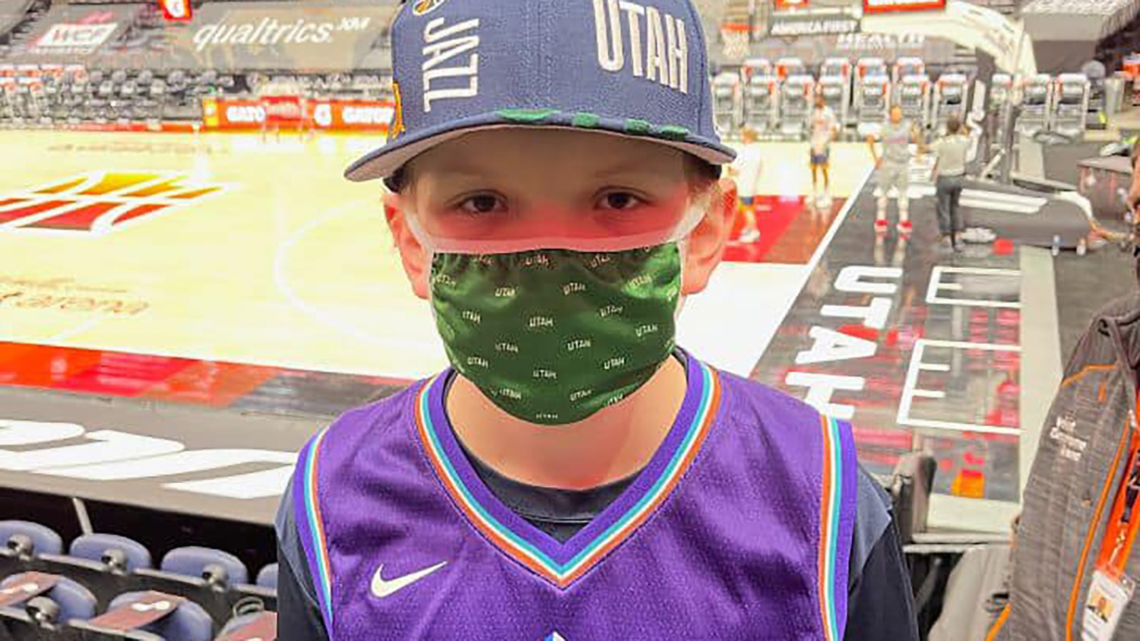 Bryson Quinney of Lyman was the first Hero for Dreams in Motion. Quinney had a heart transplant in 2020 and attended a Utah Jazz game in February 2021.