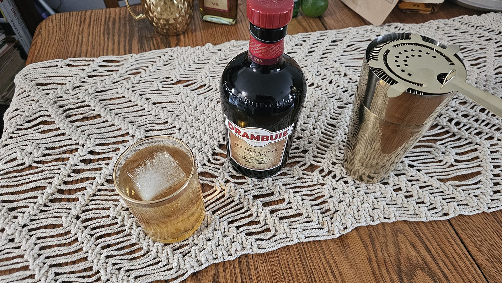 The Rusty Nail, 2 ounces of scotch with 1 ounce of Drambuie, is a cocktail any scotch lover will appreciate.