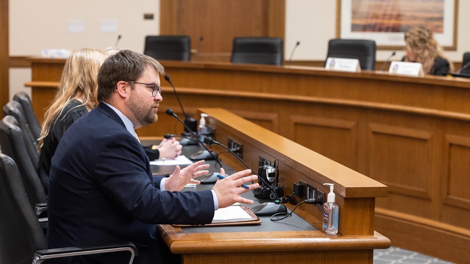 Malcom Ervin, Platte County Clerk testifies against banning ballot drop boxes to the House Corporation Committee on Wednesday, Jan. 22, 2025.