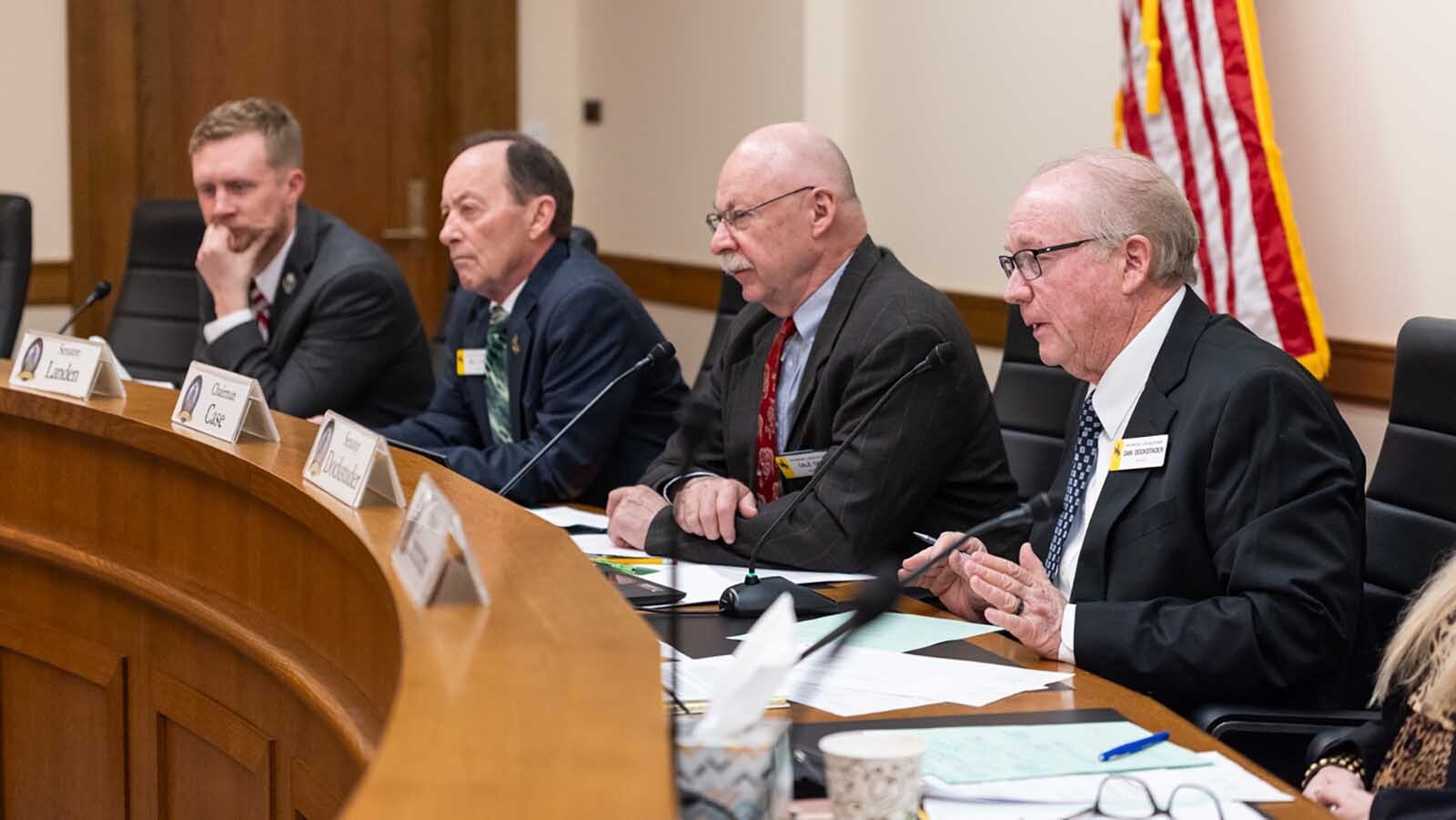 The Senate Corporations, Elections and Political Subdivisions Committee is considering a proposal to ban the use of ballot drop boxes in Wyoming.