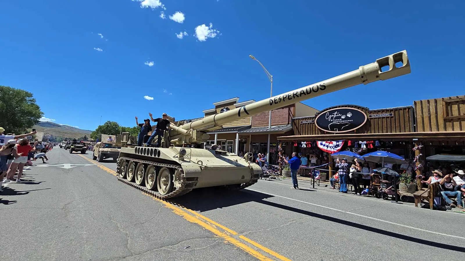 Each tank offers a different slice of American history, spanning an 80-year period.