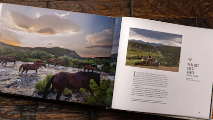 As much as the book celebrates dude ranches, it's also a tribute to a unique way of life, particularly in Wyoming.