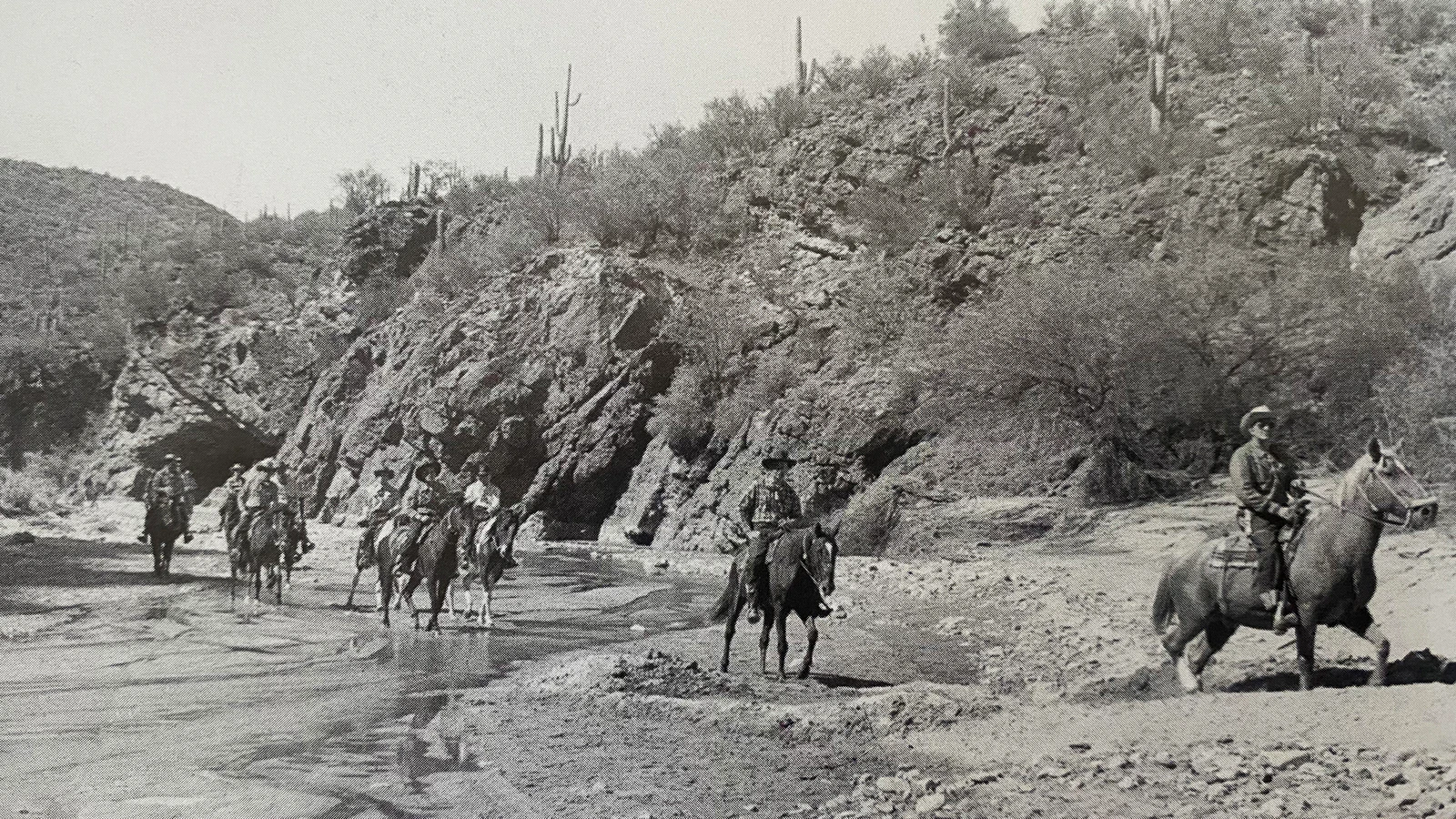 Guests enjoy a ride on the Kay El Bar Ranch.
