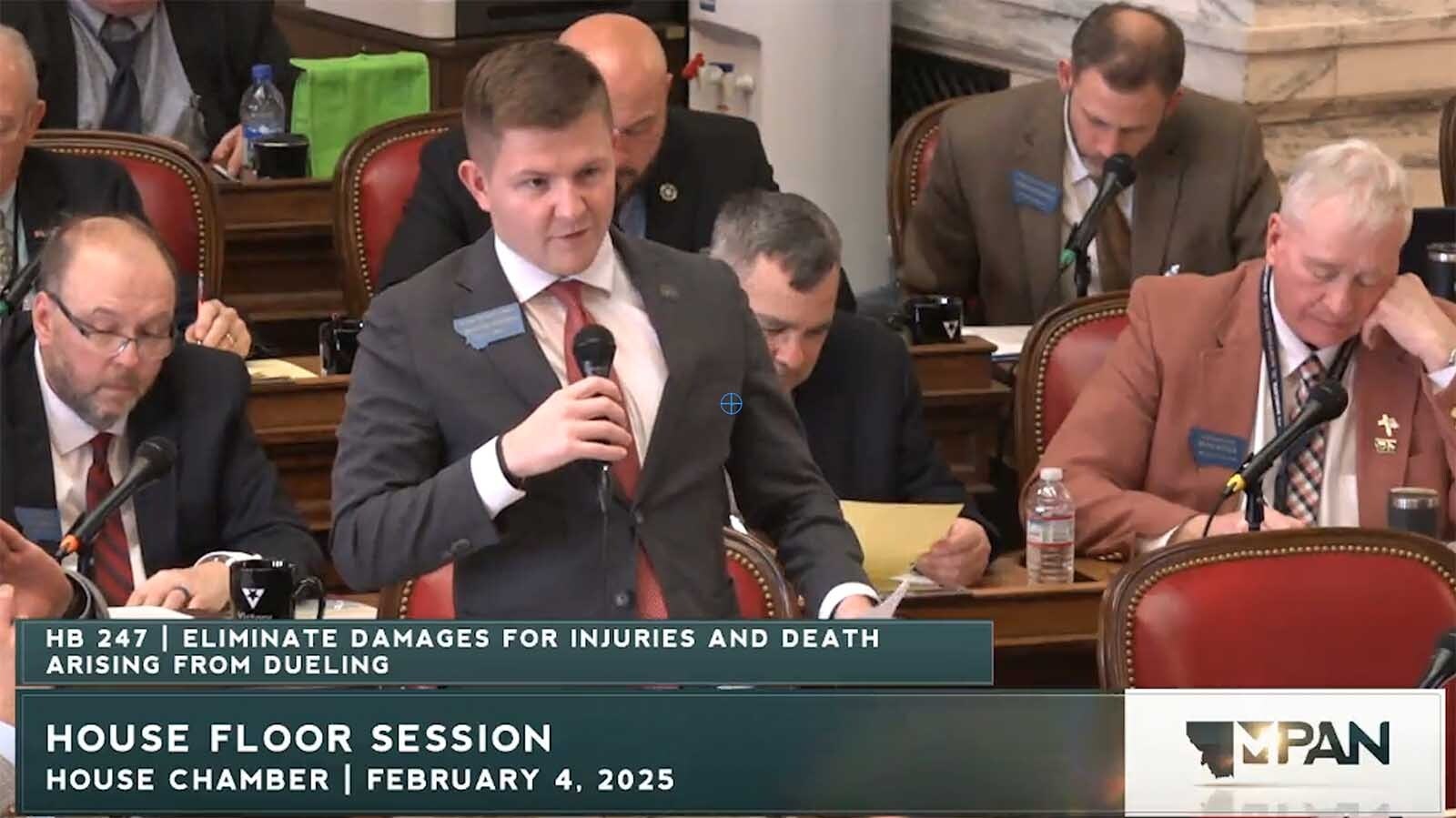 Montana state Rep. Braxton Mitchell, R-Columbia Falls, stumbled upon Montana’s antiquated dueling law while working on Montana Lt. Gov. Kristen Juras’ “red tape relief” effort to make state government more efficient.