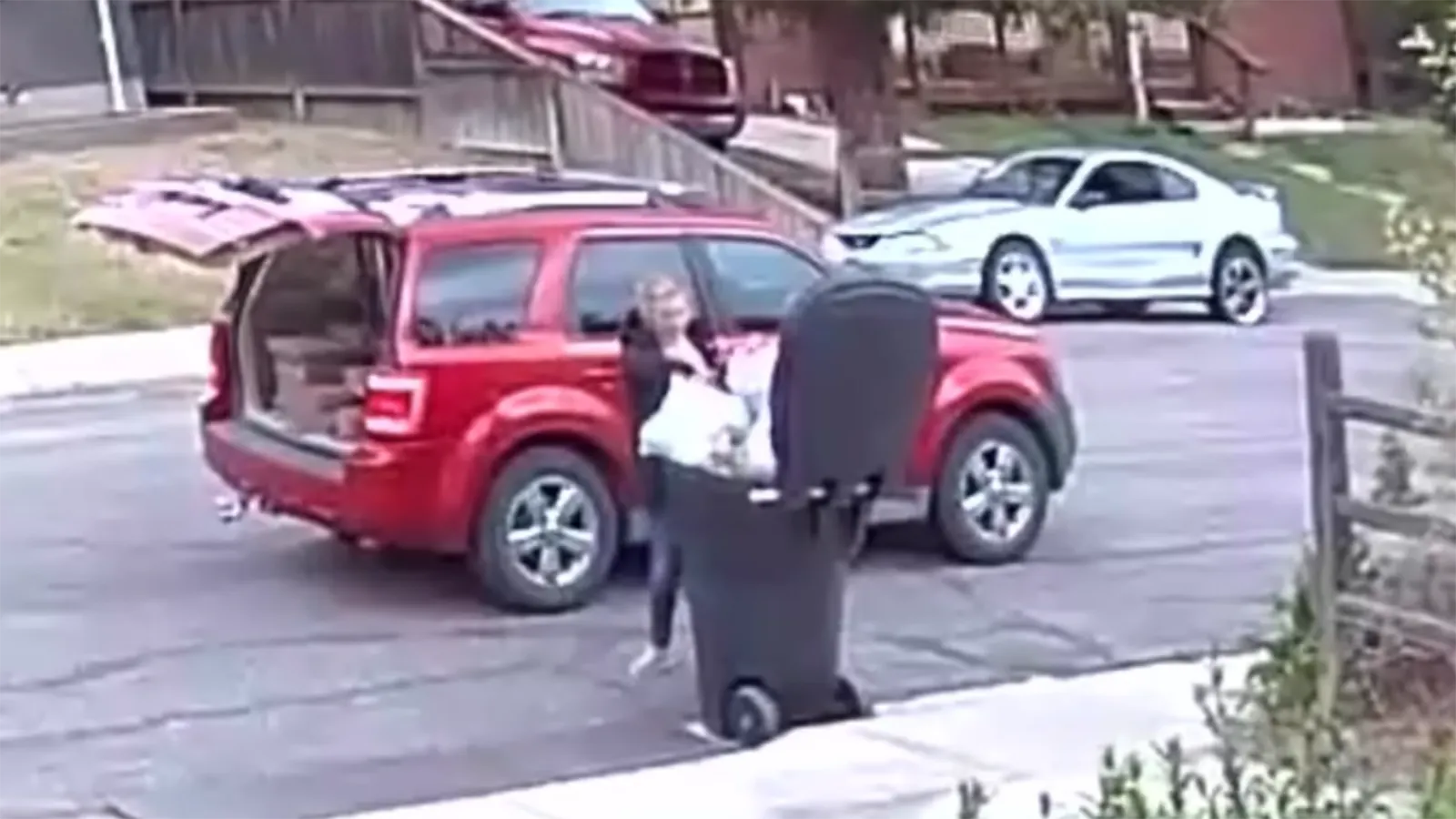 A Casper homeowner says he was left confused — then amused — after security cameras captured a woman removing bags of garbage from his dumpster just before a scheduled pickup this week. Authorities say dumpster diving is legal.