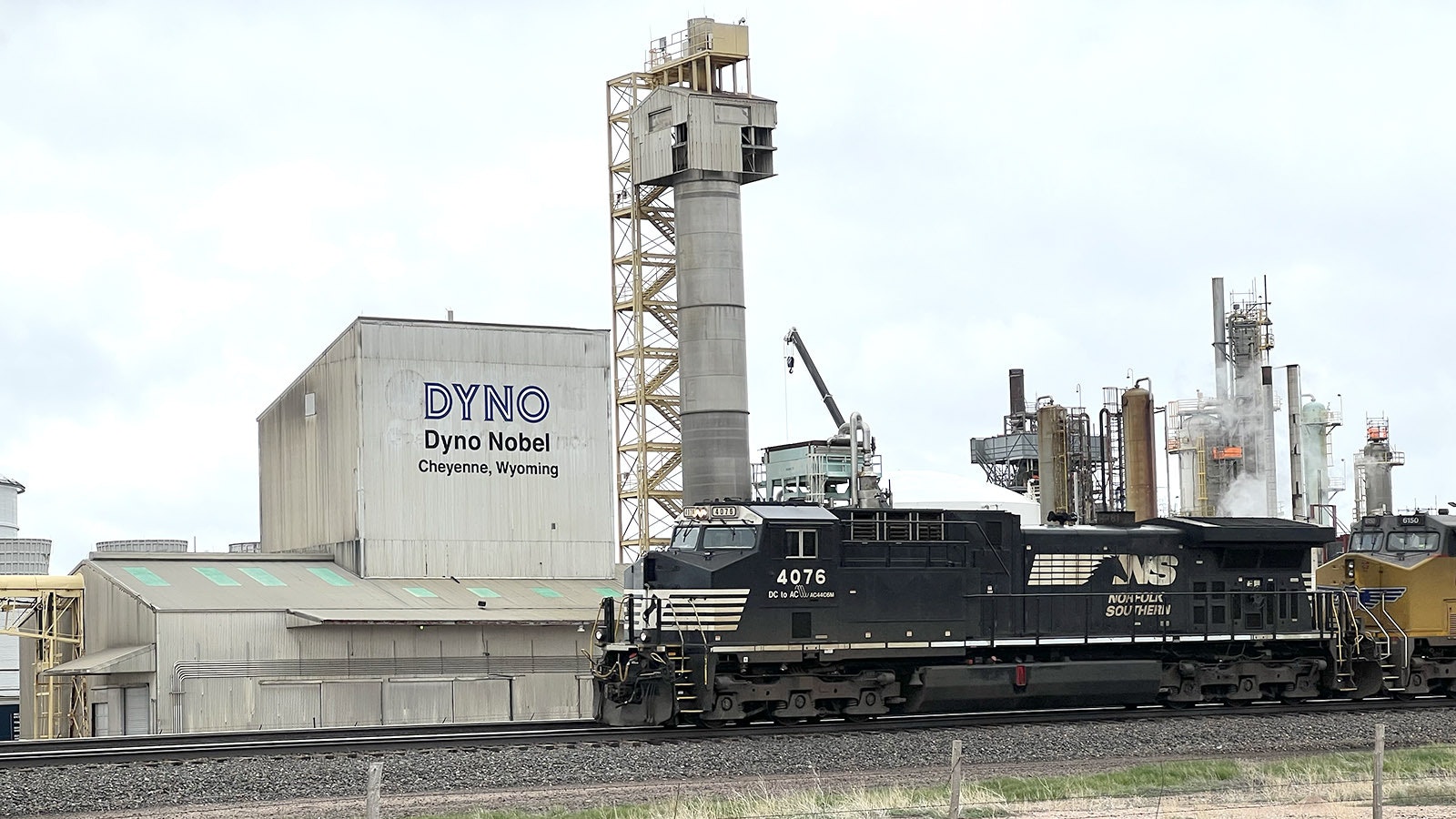 A railcar carrying 60,000 pounds of Dyno Nobel ammonia nitrate, a chemical fertilizer that also can be used to make explosives, left Cheyenne full and arrived two weeks later in California empty.