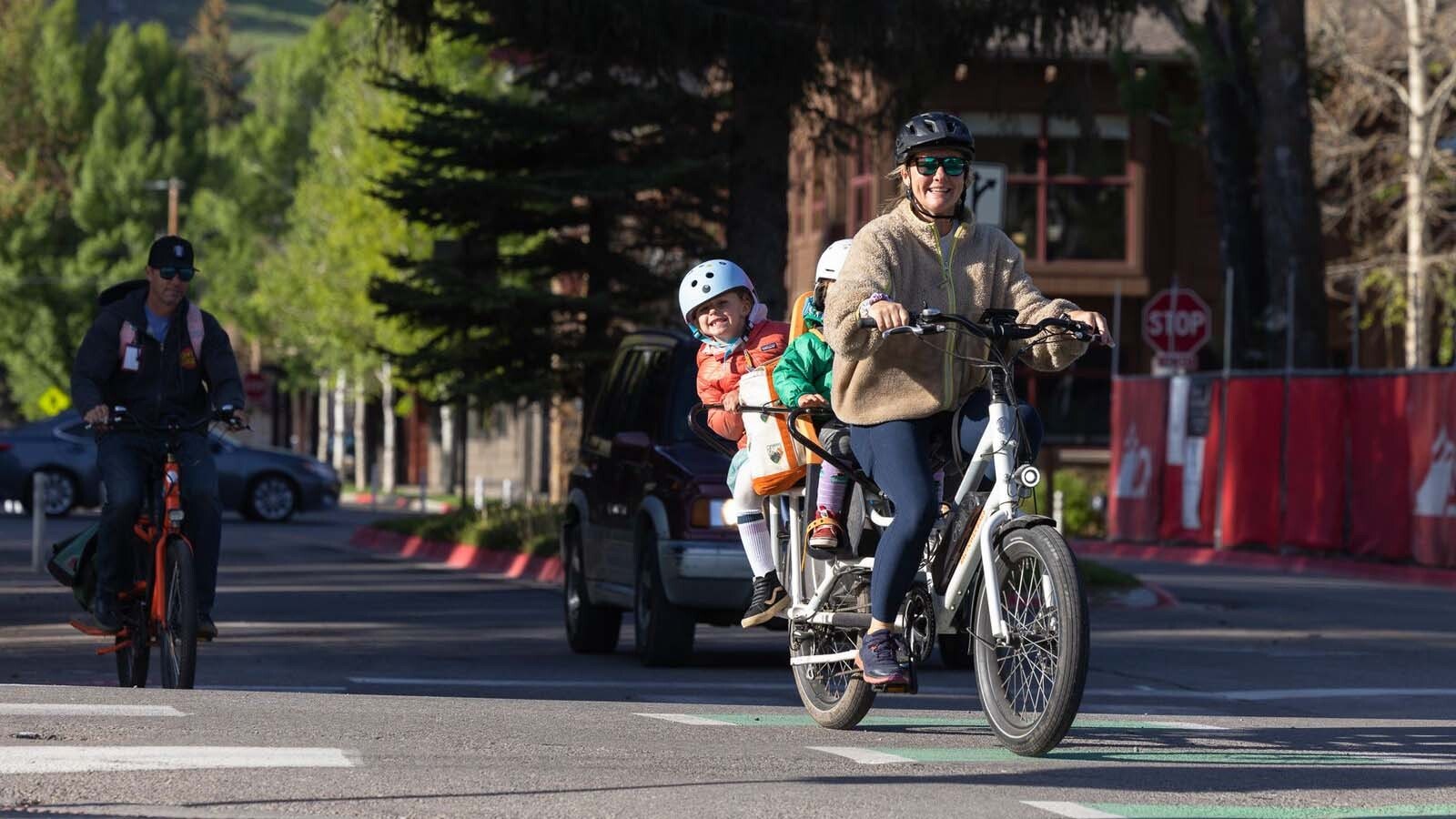 Friends of Pathways organizes Bike to Work Wednesdays every summer in Jackson, providing free breakfast treats at rotating locations between 7:30-9 a.m. to encourage residents to bike, walk or bus to work instead of driving. It attracts at least 100 participants every Wednesday, according to the number of breakfast treats given away.